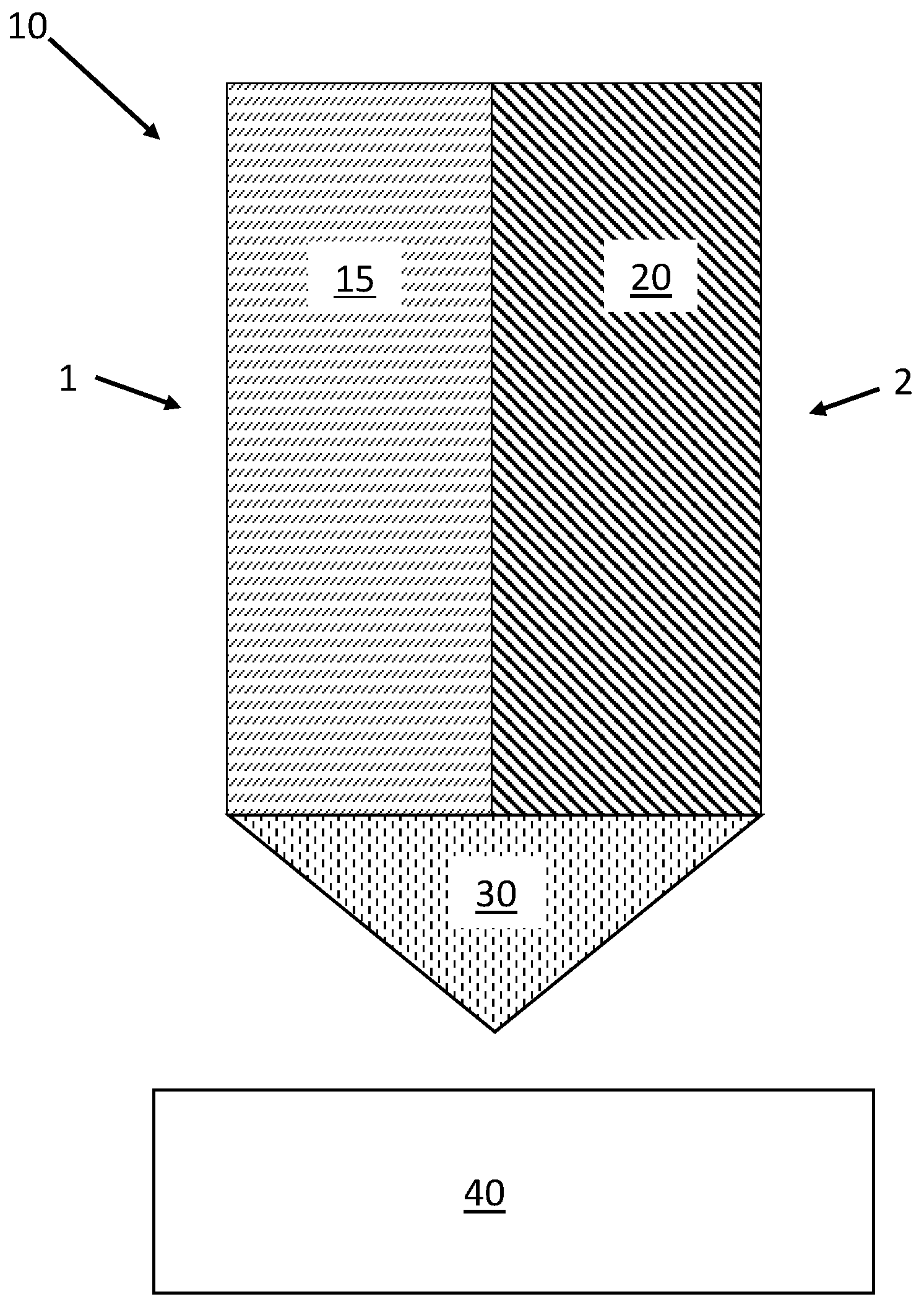 Patent US12305078 — Dual component systems for addition of pigment dispersions — Figure 1