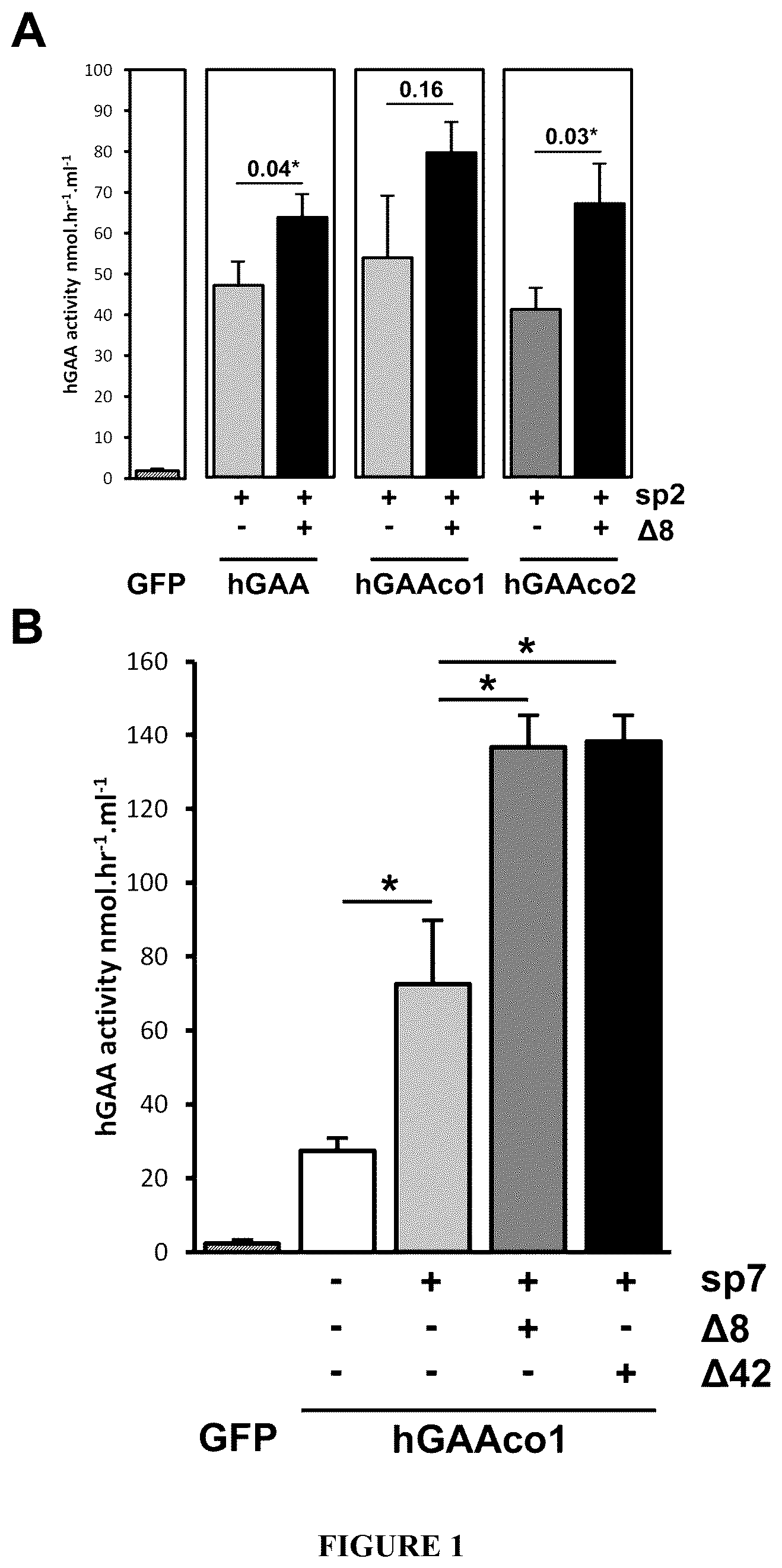 Patent US12305187 — Acid-alpha glucosidase variants and uses thereof — Figure 1