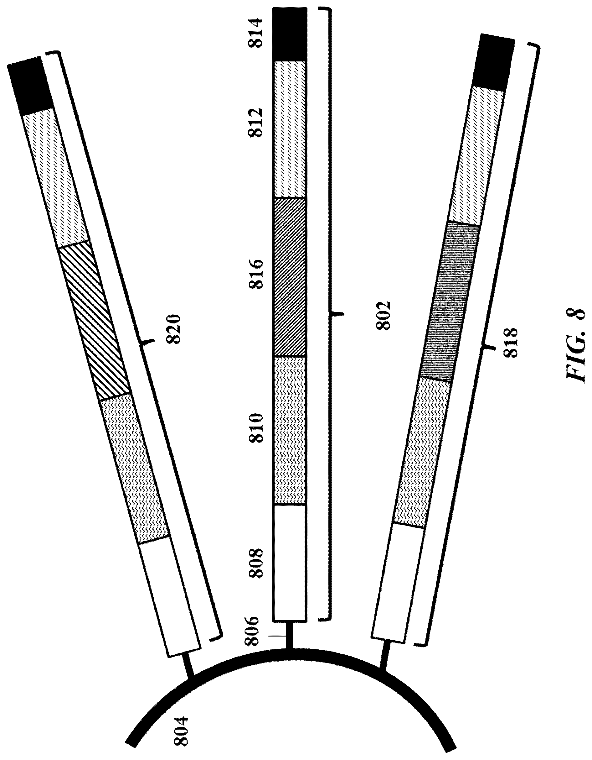 Patent US12305239 Figure 8 – Analysis of nucleic acid sequences