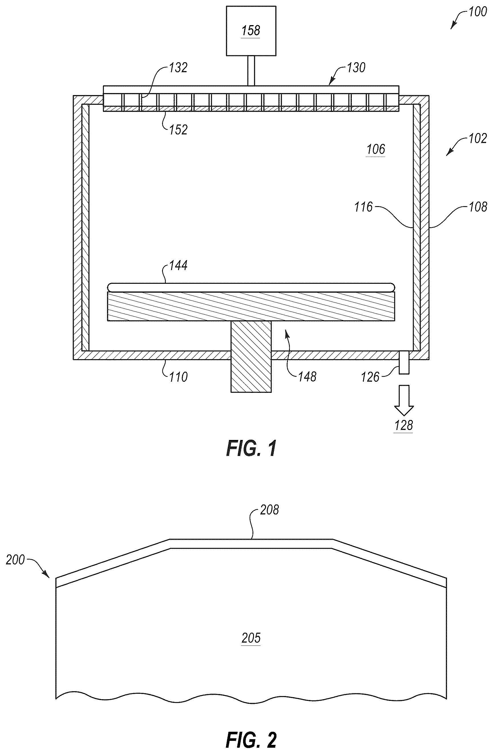 Patent US12305275 — Corrosion resistant film on a chamber component and methods of depositing thereof — Figure 1