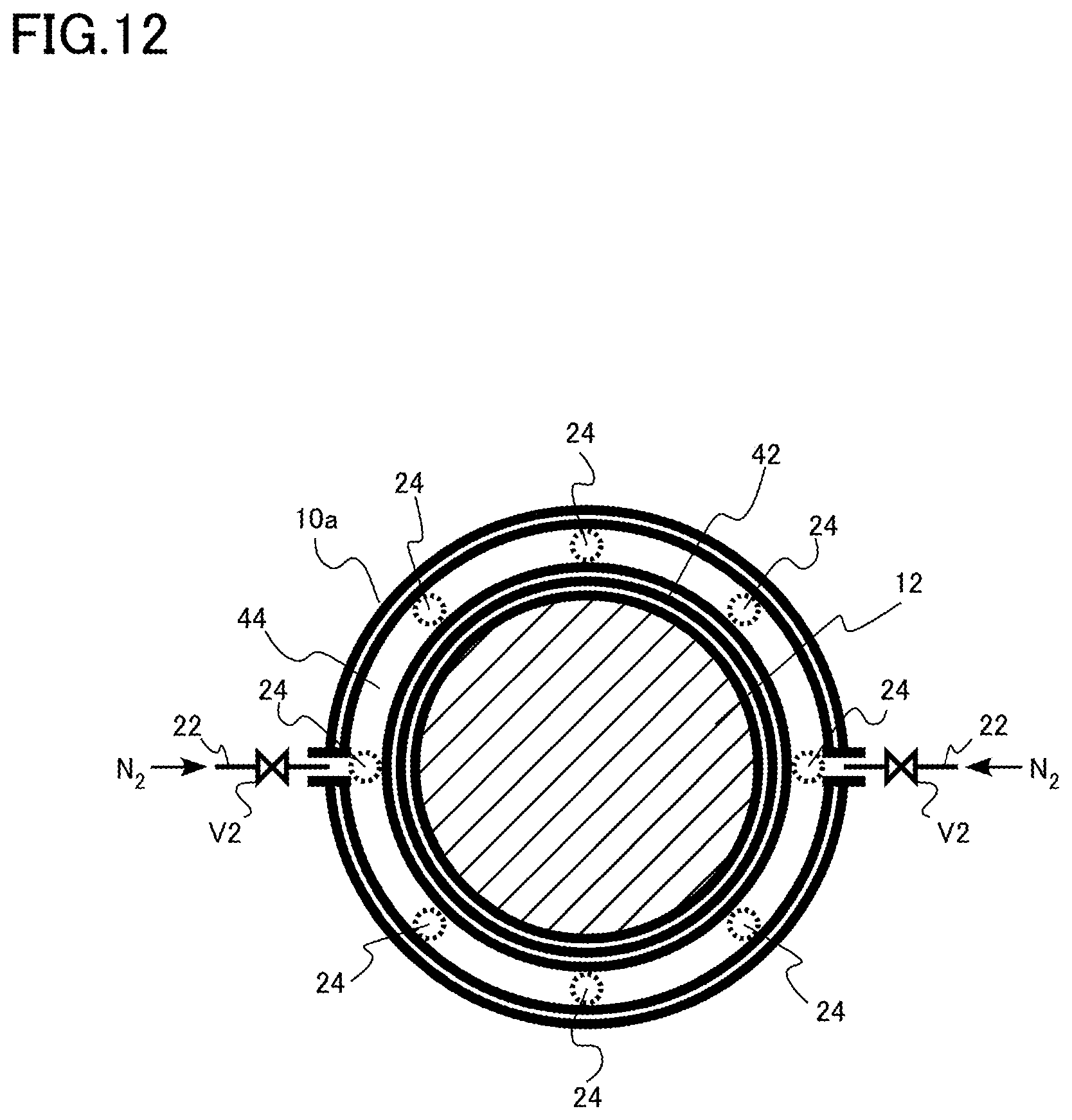 Patent US12305280 Figure 12 – Film forming apparatus and film forming method