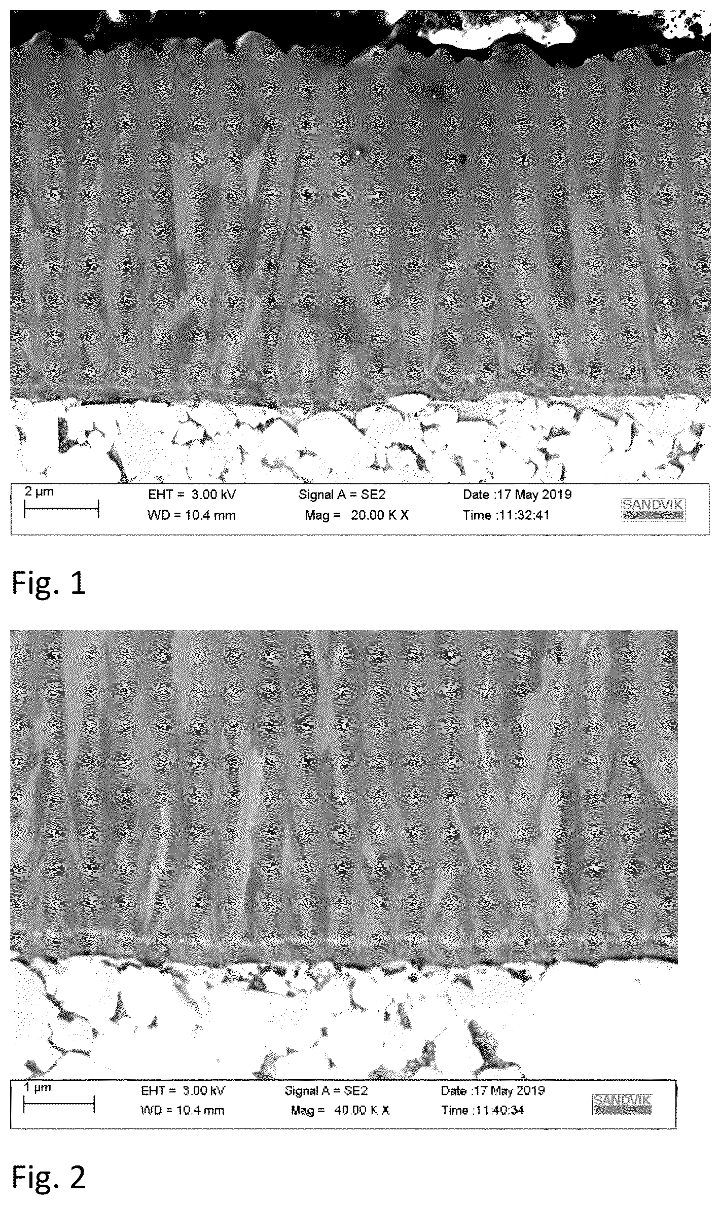 Patent US12305293 — Coated cutting tool — Figure 1