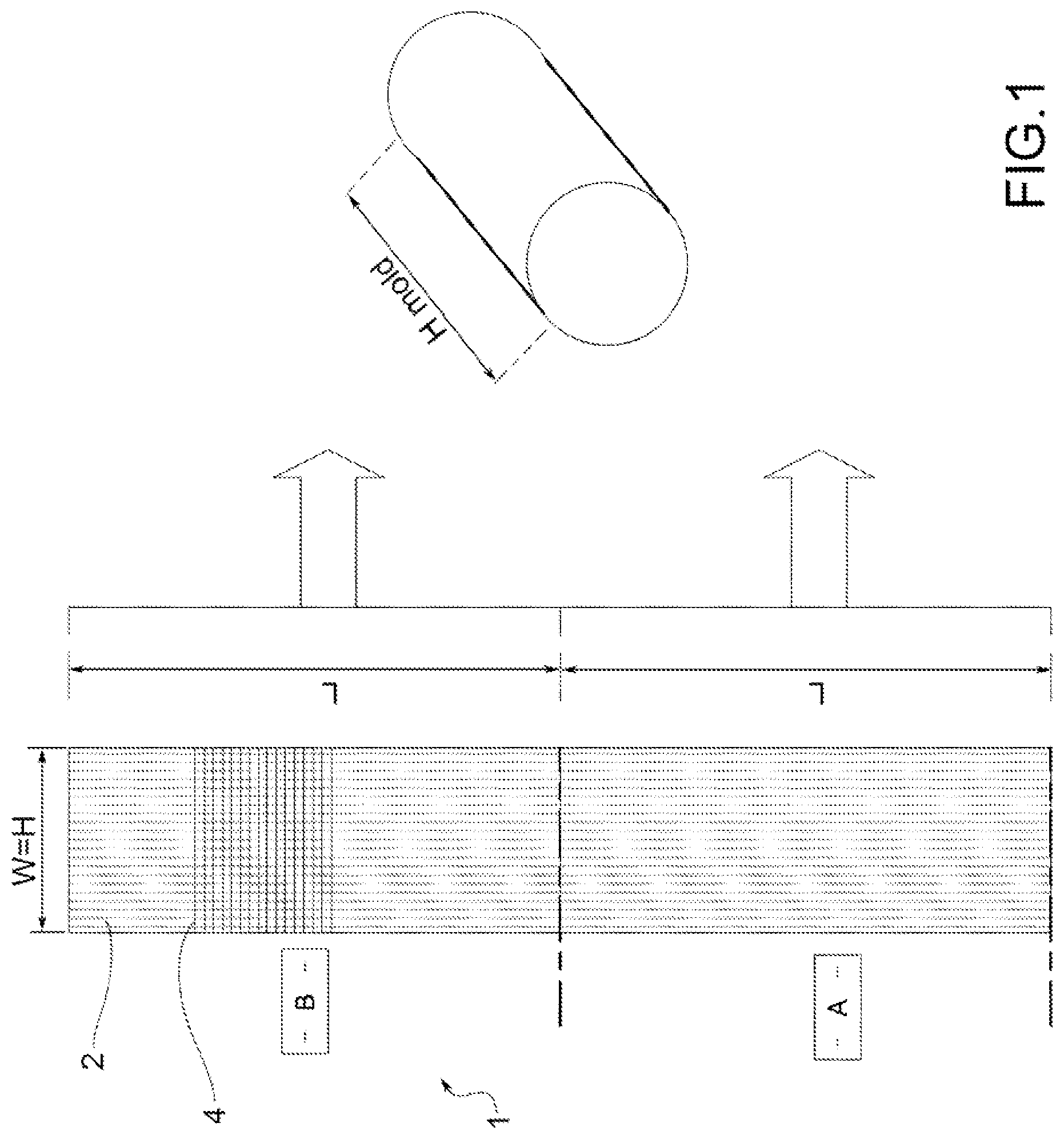 Patent US12305313 — Base fabric, bonded fabric, high performance belt and manufacturing processes thereof — Figure 1