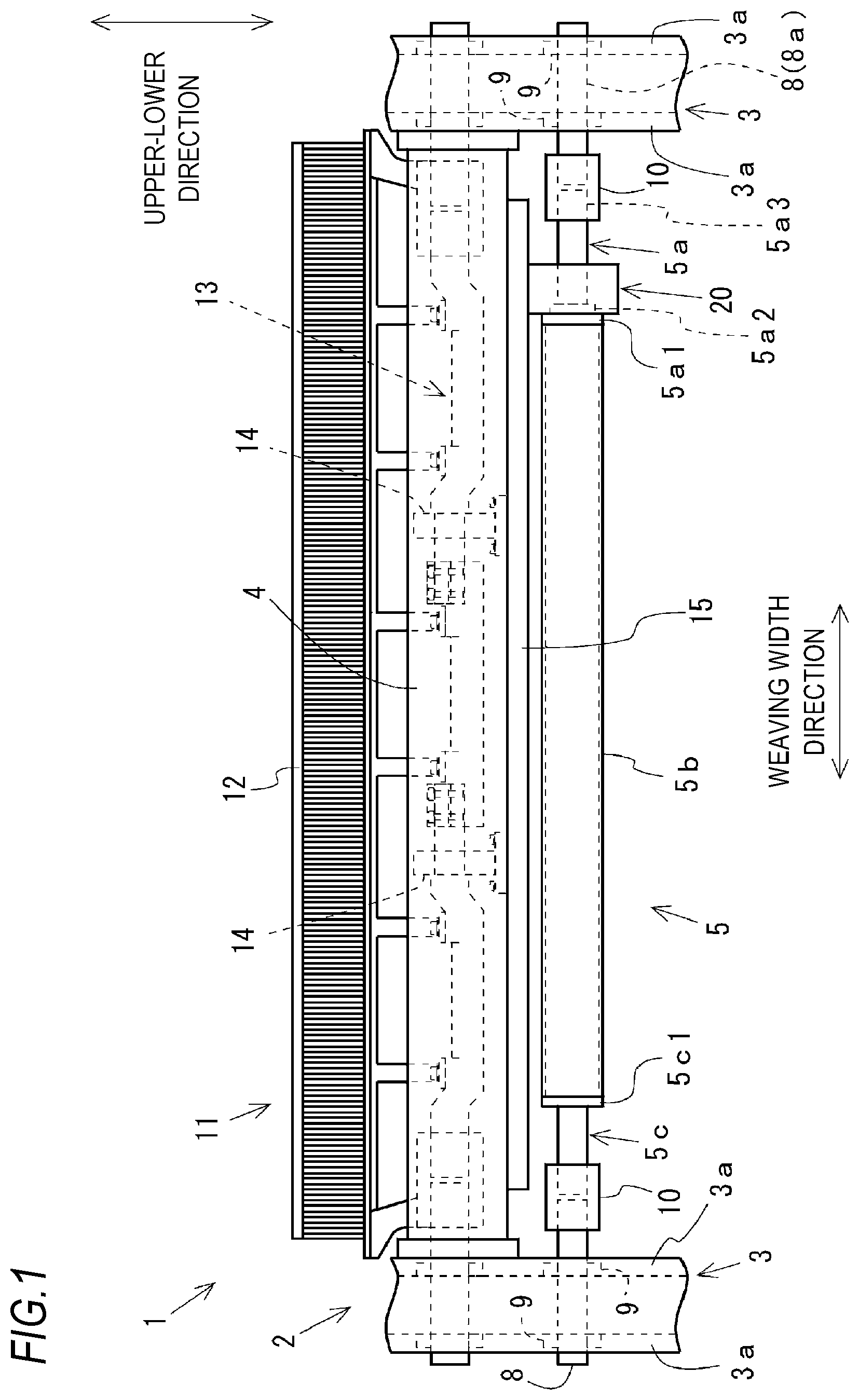 Patent US12305314 Figure 1 – Loom