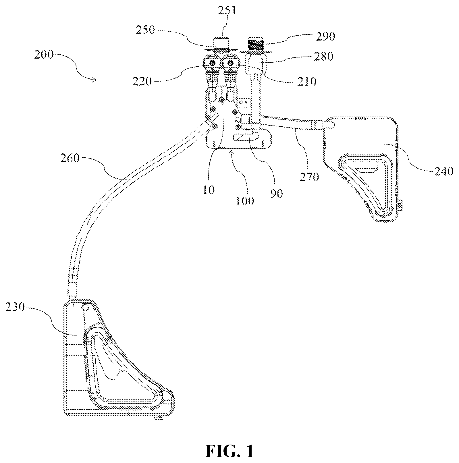 Patent US12305317 Figure 1 – Dispenser, water inlet system, and laundry treatment apparatus