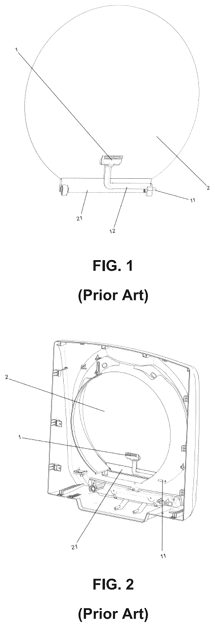 Patent US12305318 Figure 1 – Structural arrangement introduced in a liquid dispensing set-up of a household appliance