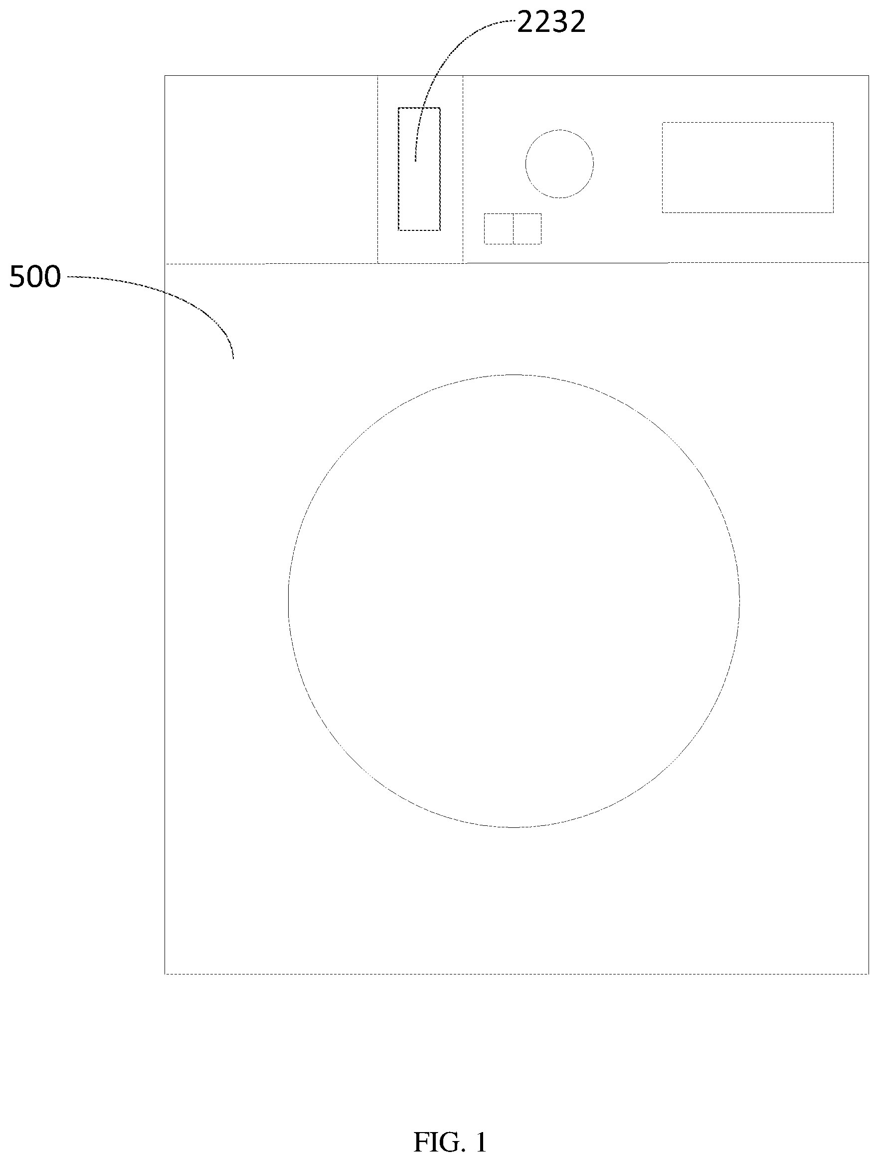Patent US12305321 — Integrated washer-dryer — Figure 1