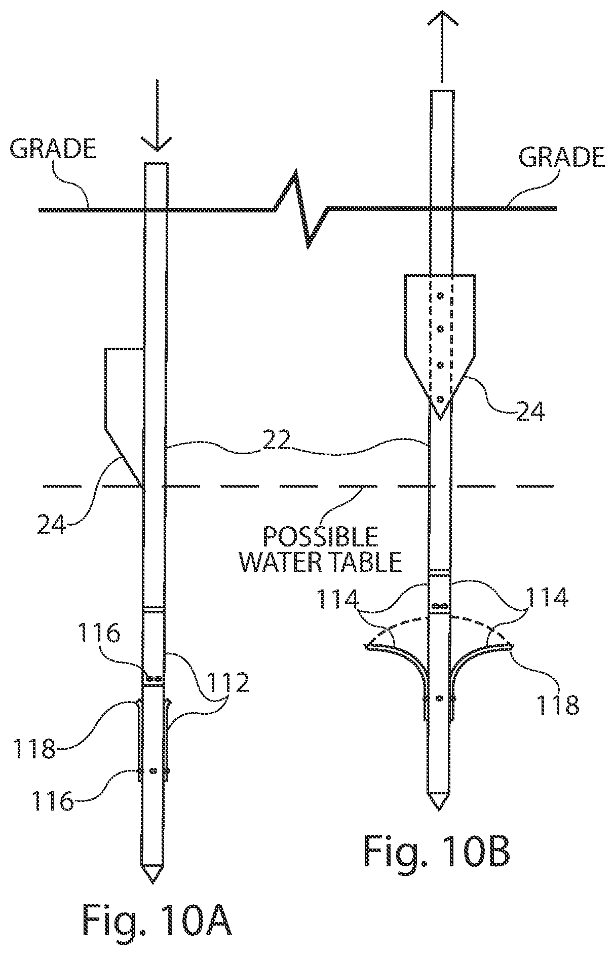 Patent US12305352 Figure 8 – Ground mounting assembly