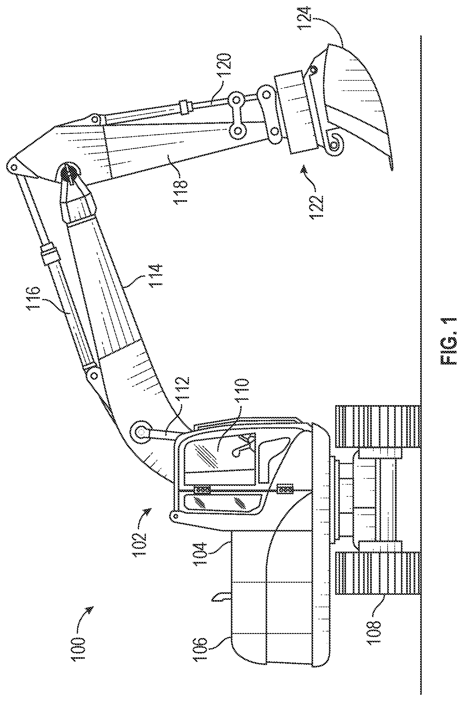Patent US12305354 Figure 1 – Method of retrofitting an excavator with a tiltrotor using a split connector
