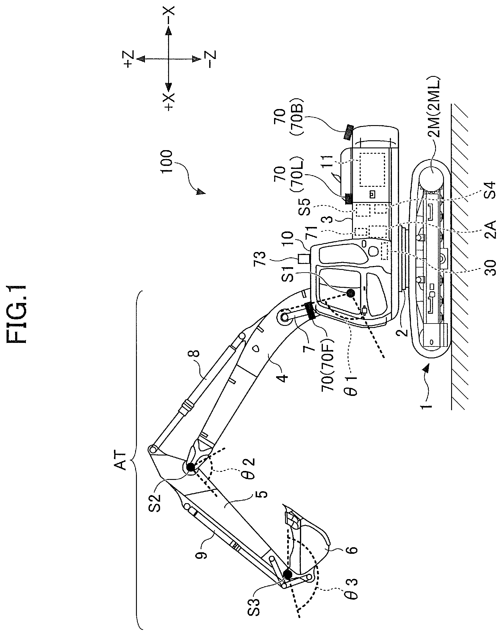 Patent US12305356 — Shovel — Figure 1