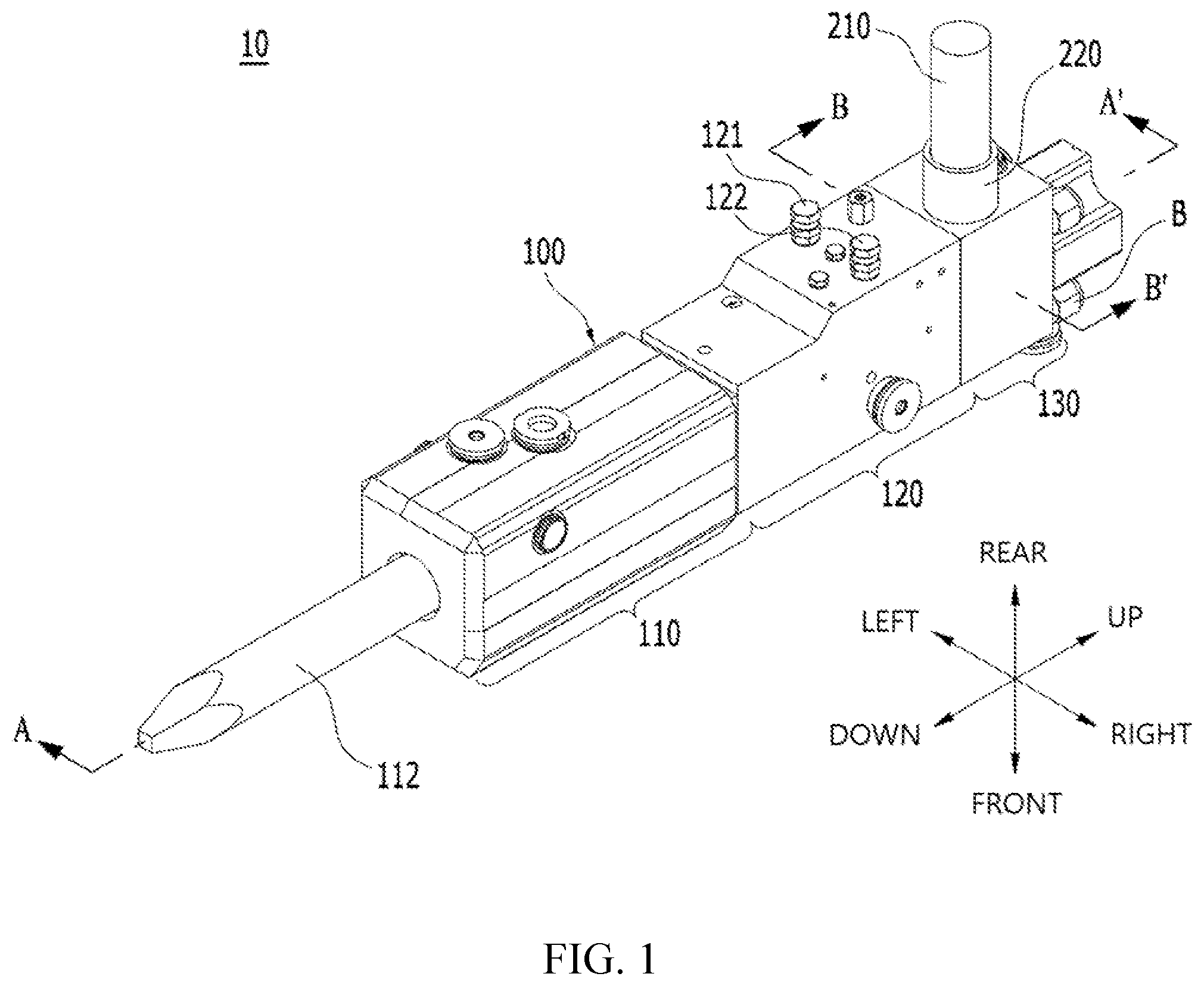 Patent US12305359 — Hydraulic breaker provided with automatic lubricant supply structure — Figure 1