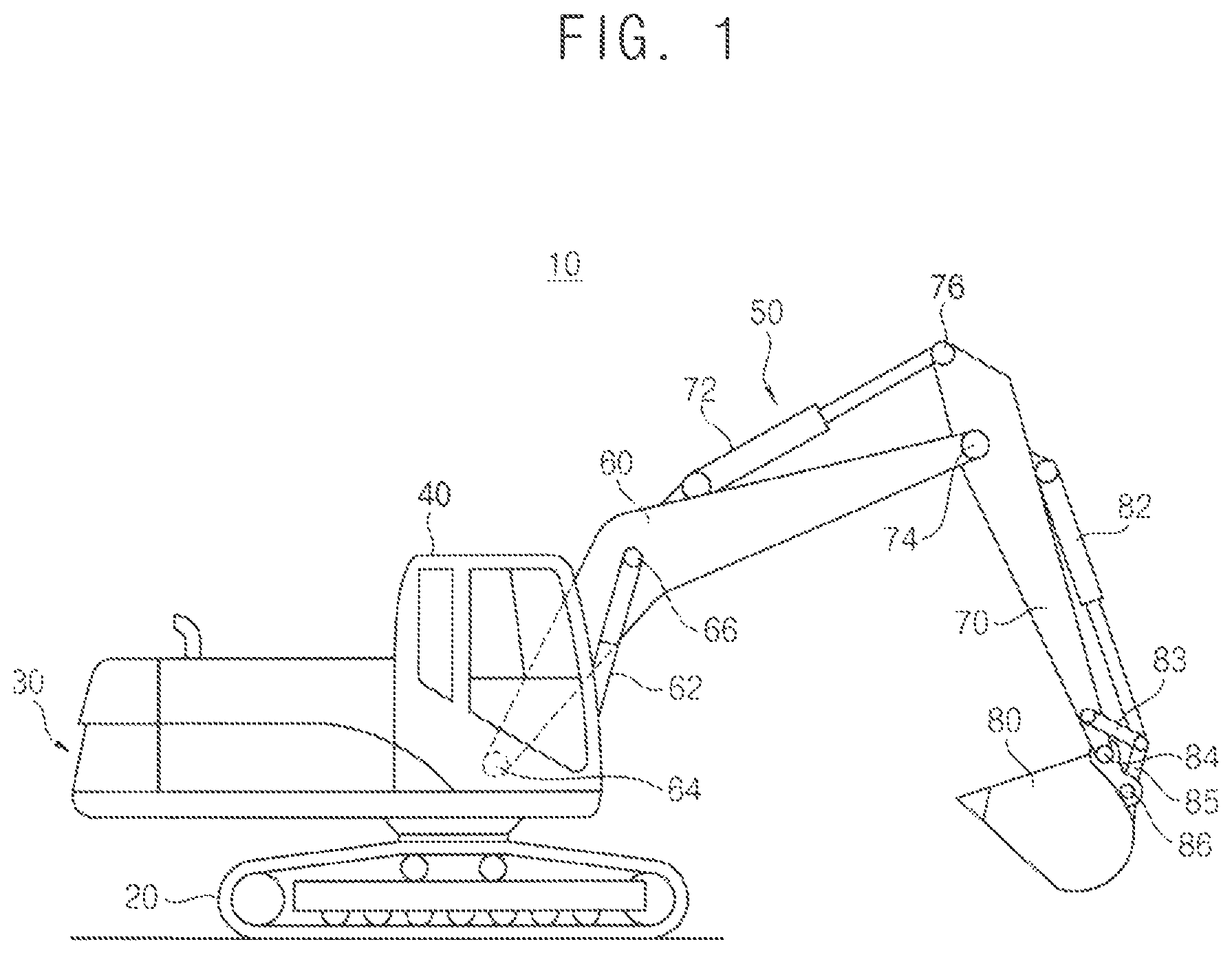 Patent US12305367 — Loading weight measurement method of construction machine — Figure 1