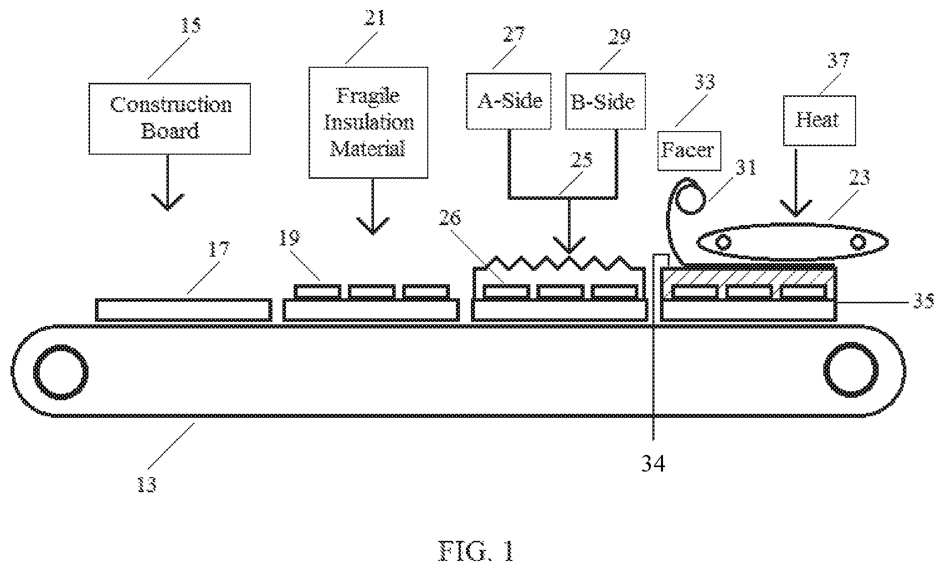 Patent US12305385 — Process for encapsulating fragile insulation materials within polyisocyanurate — Figure 1