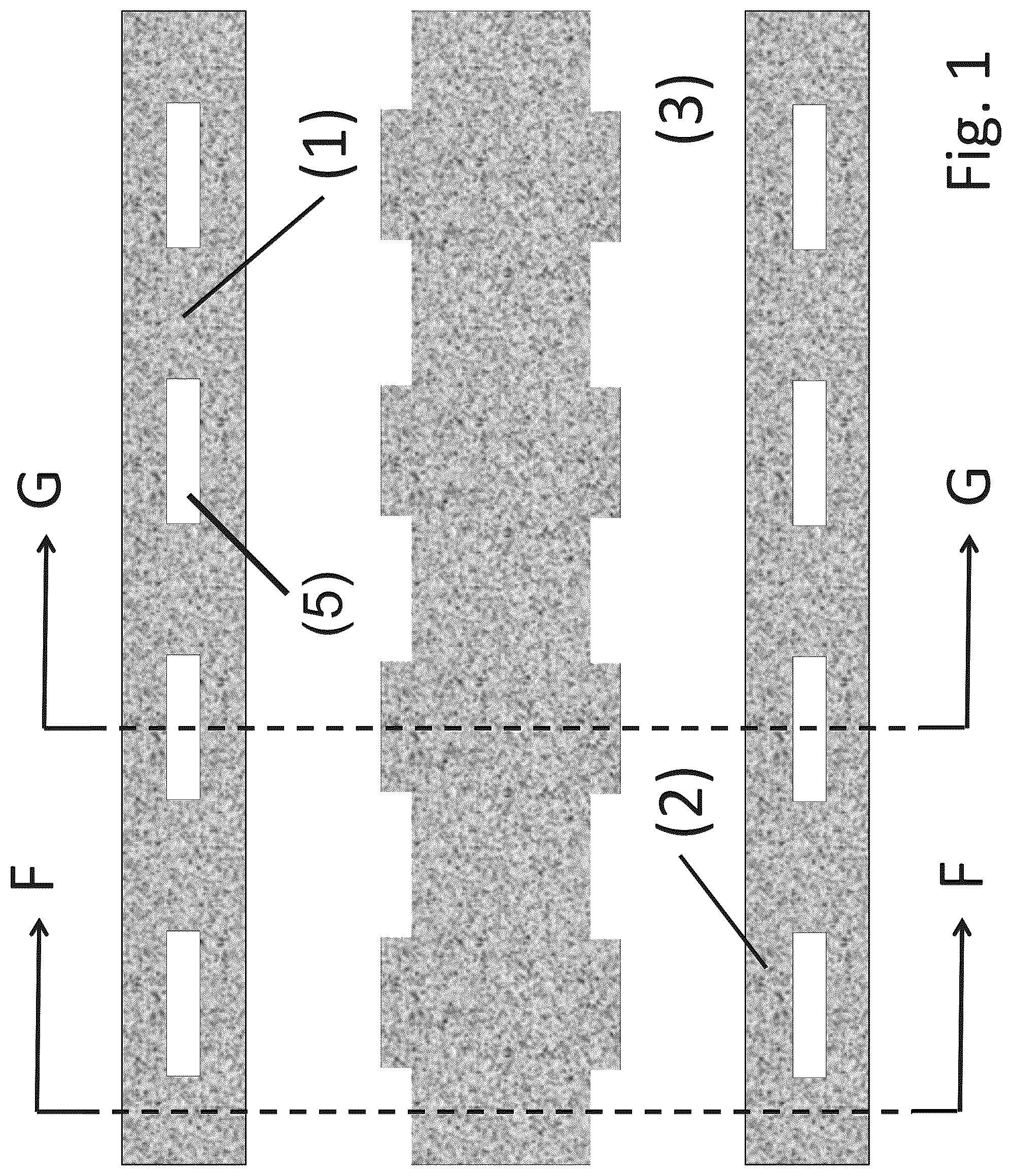 Patent US12305394 — Support made from stone and tension-resistant material — Figure 1