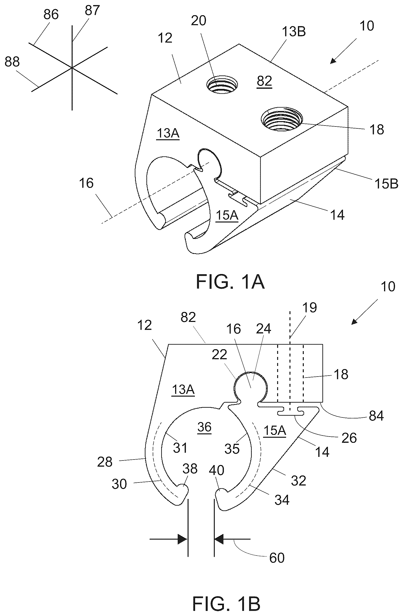 Patent US12305397 — Mounting device for a metal roof — Figure 1