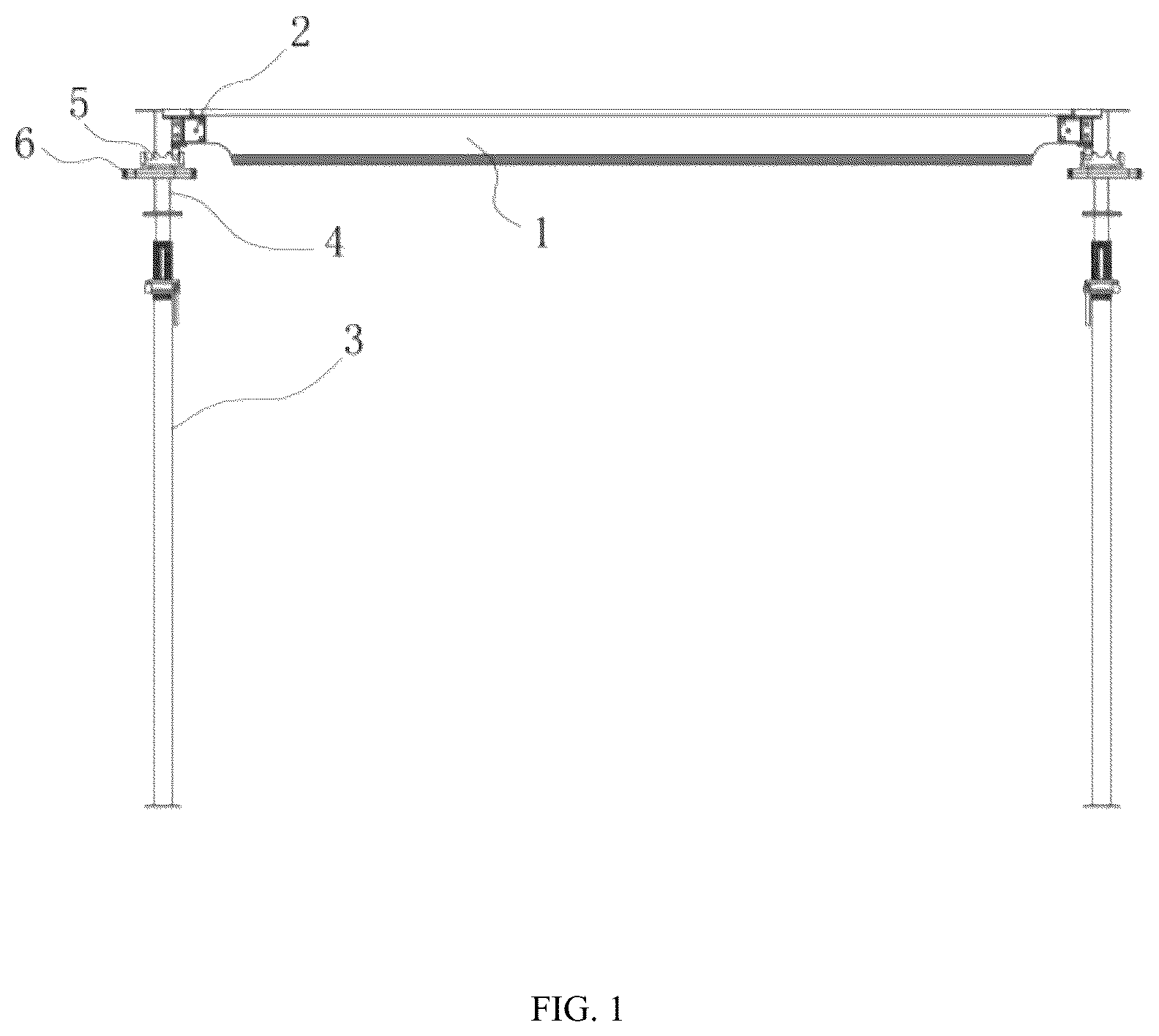 Patent US12305409 — Deck building formwork convenient for safe and efficient assembly and disassembly — Figure 1