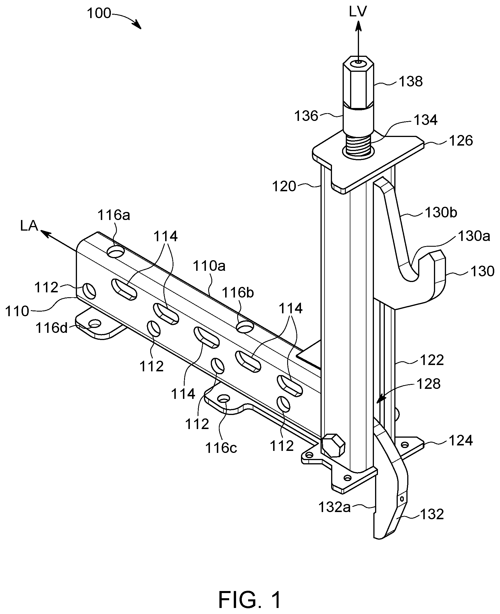 Patent US12305410 — Striking element and method — Figure 1