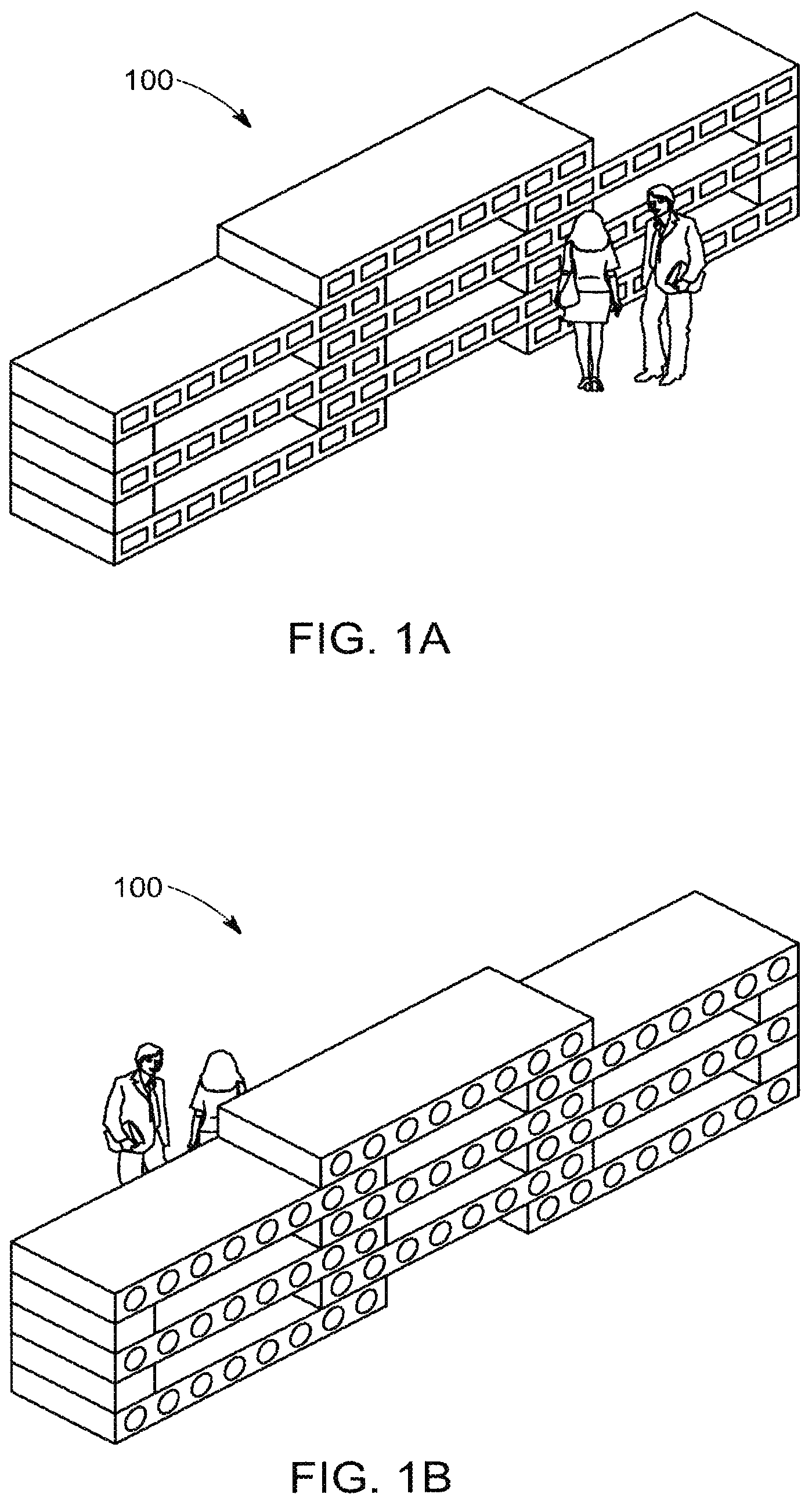 Patent US12305412 — Monolithic columbarium unit — Figure 1