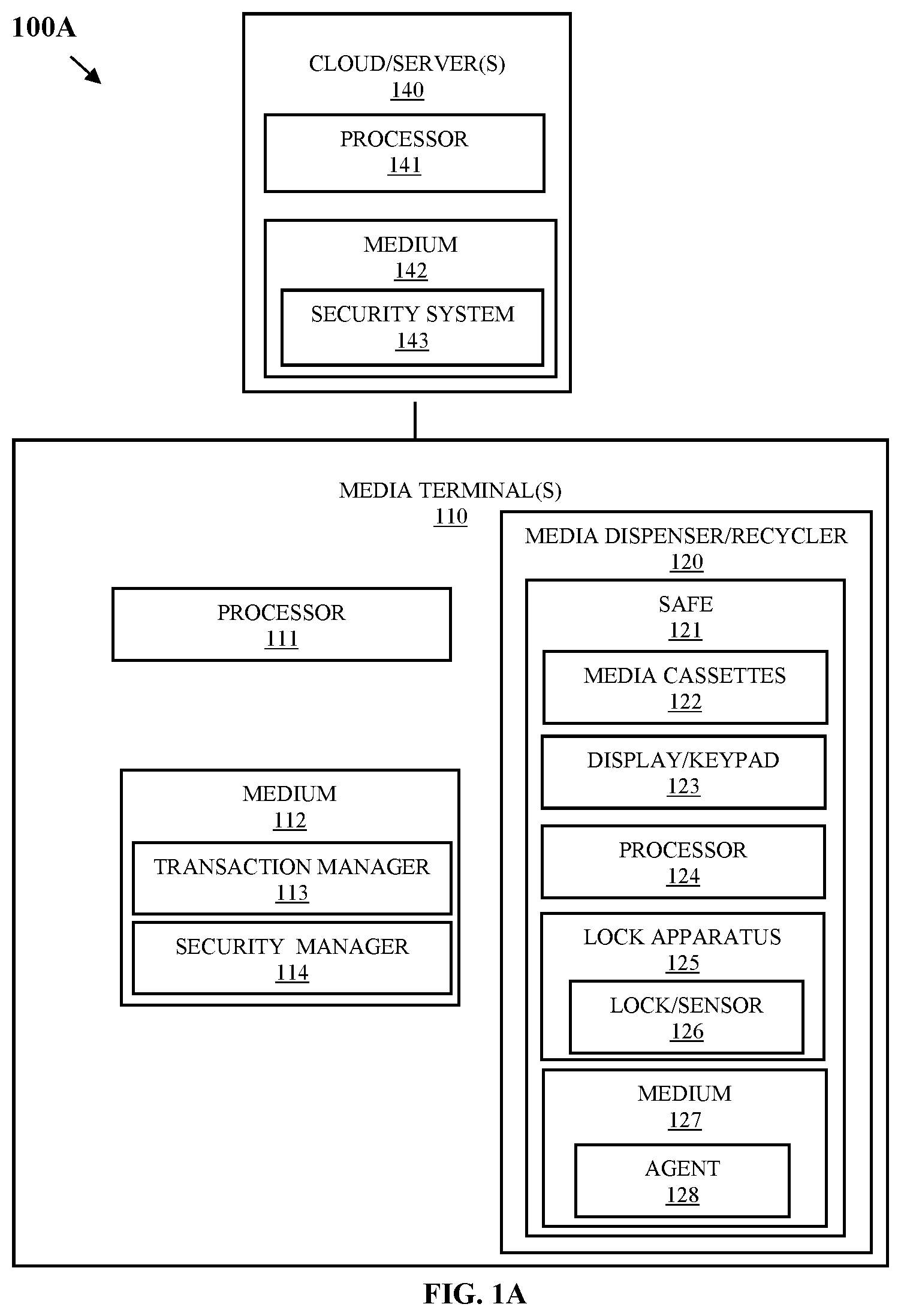 Patent US12305422 — Lock with tamper-evident security — Figure 1