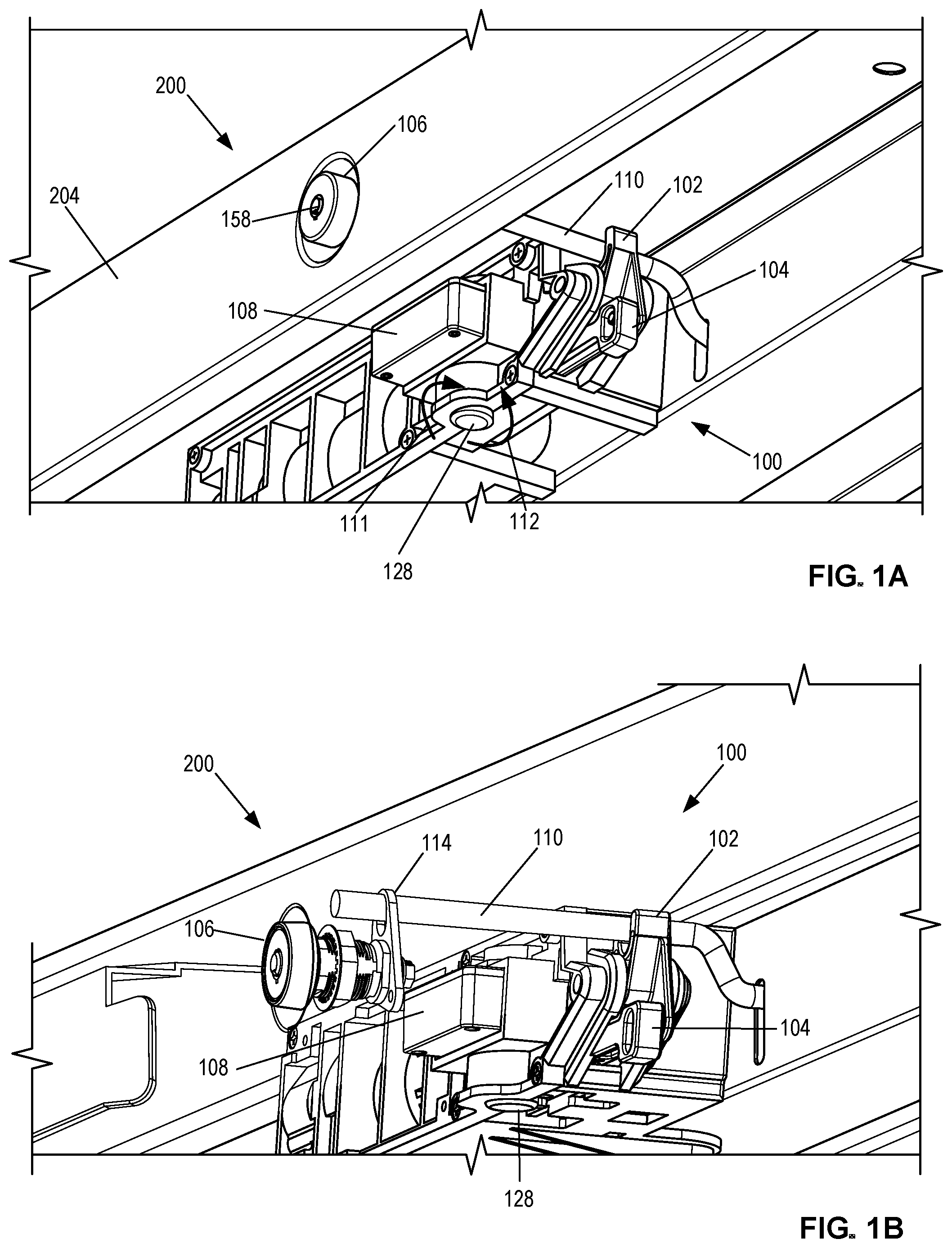 Patent US12305423 — Locking device — Figure 1