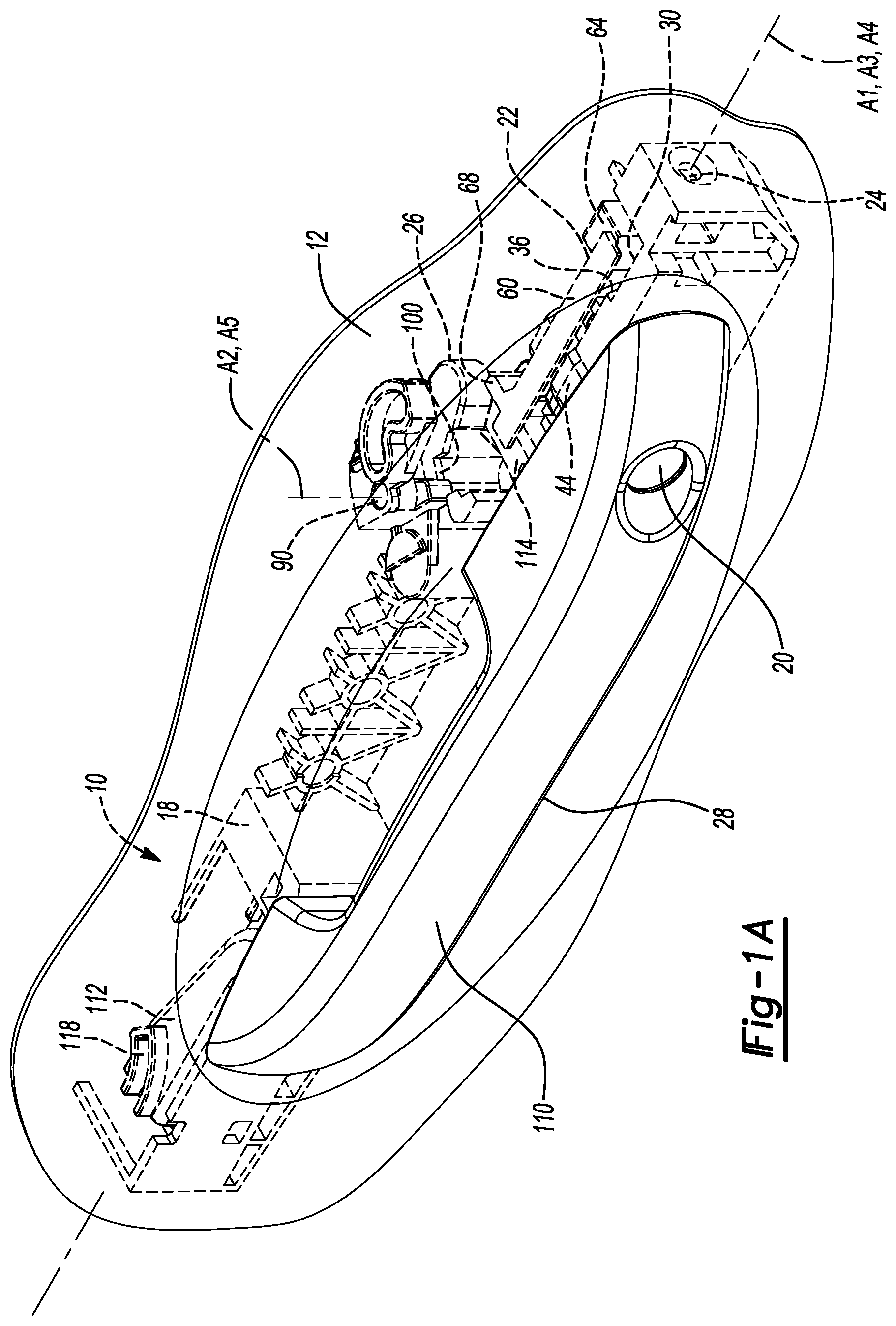 Patent US12305430 — Door handle assembly and related methods — Figure 1