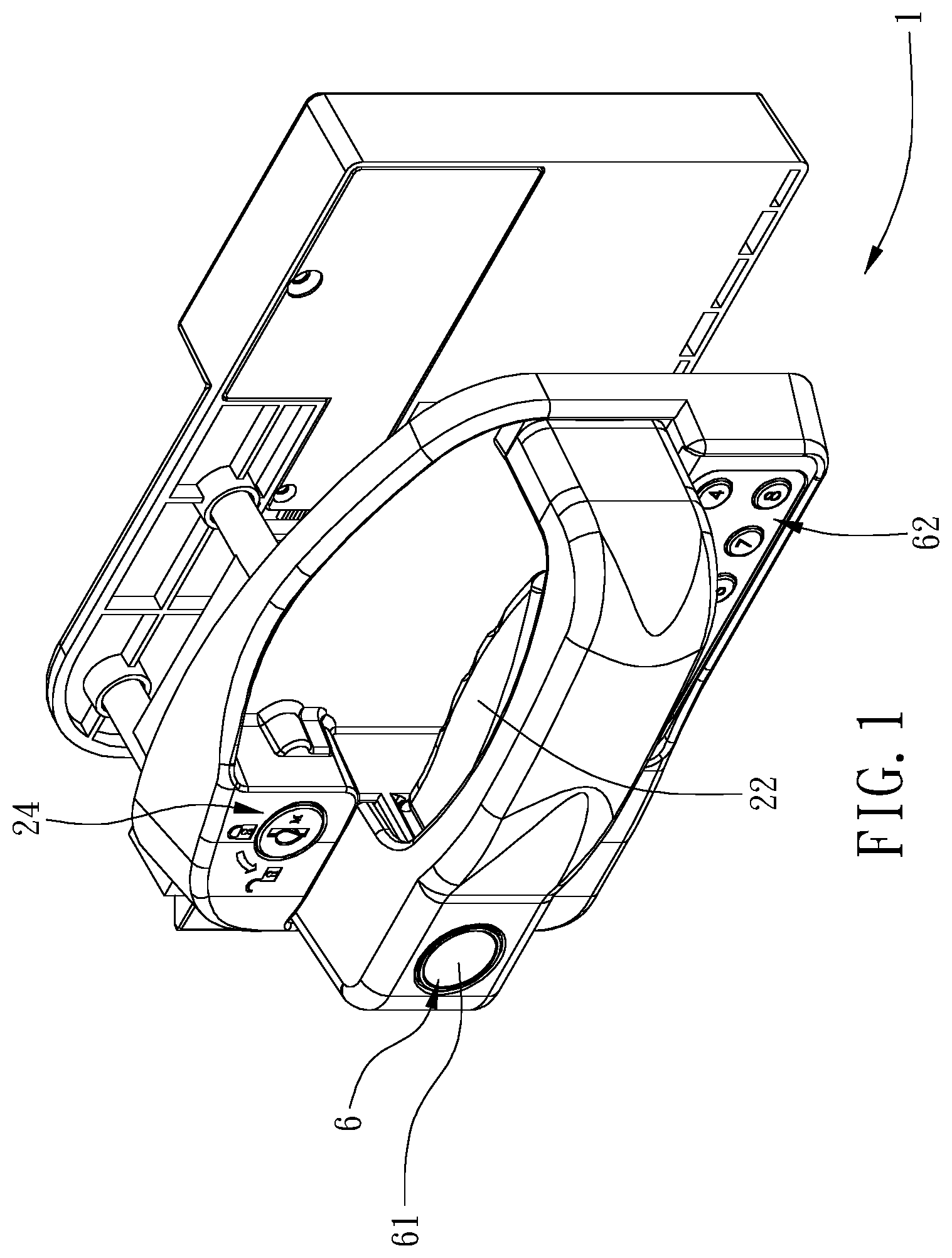 Patent US12305431 — Vehicle door lock assembly — Figure 1