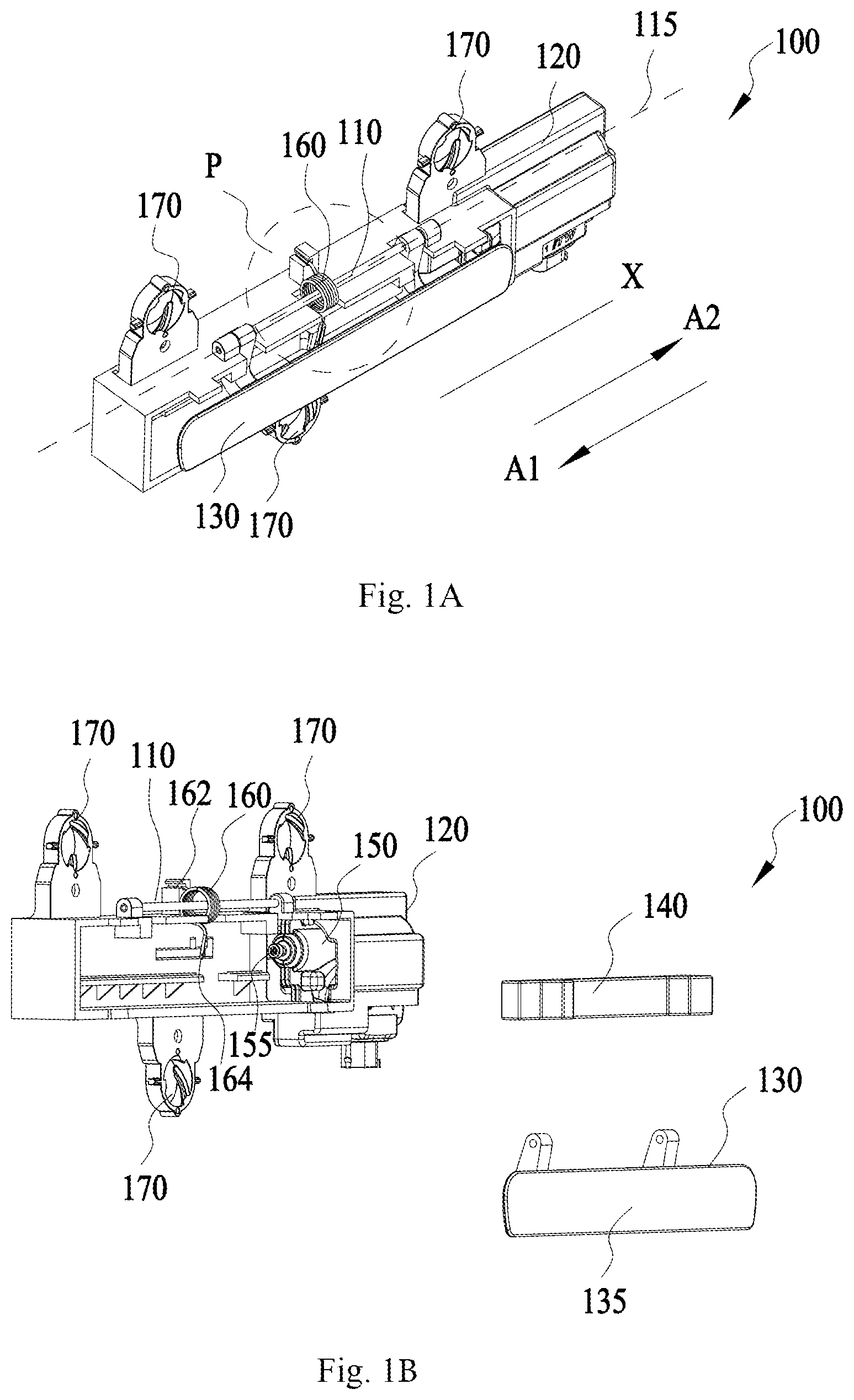 Patent US12305432 — Door handle assembly for vehicle — Figure 1
