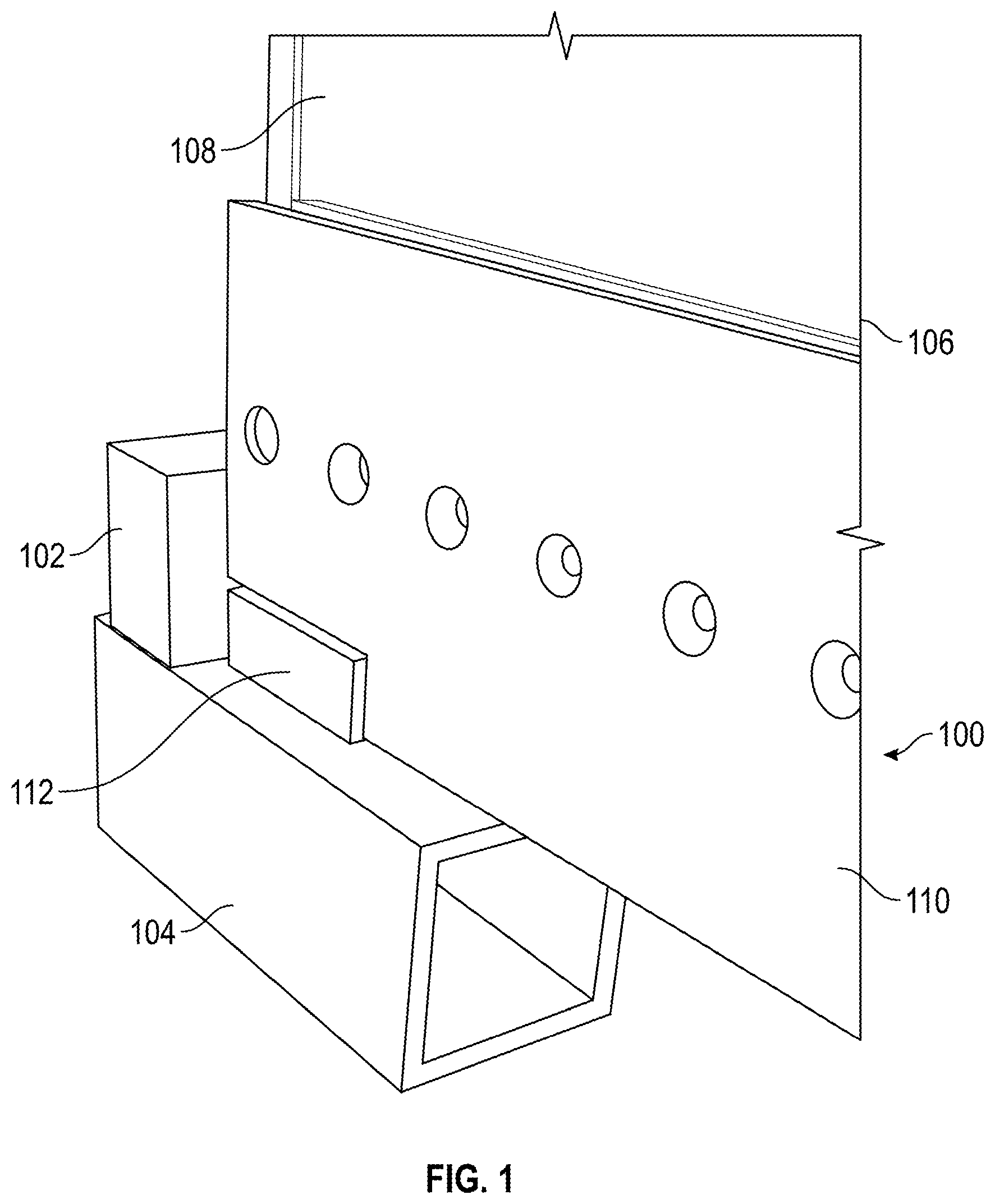 Patent US12305435 — Multiple axis adjustable pivot bearing assembly comprising a pivot mount block — Figure 1