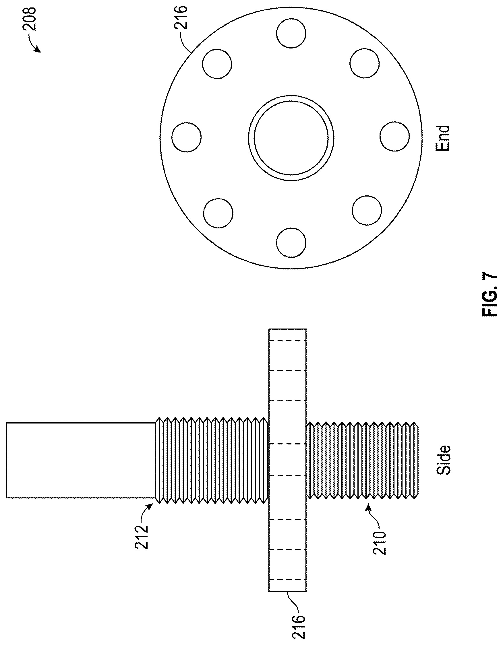 Patent US12305435 Figure 7 – Multiple axis adjustable pivot bearing assembly comprising a pivot mount block