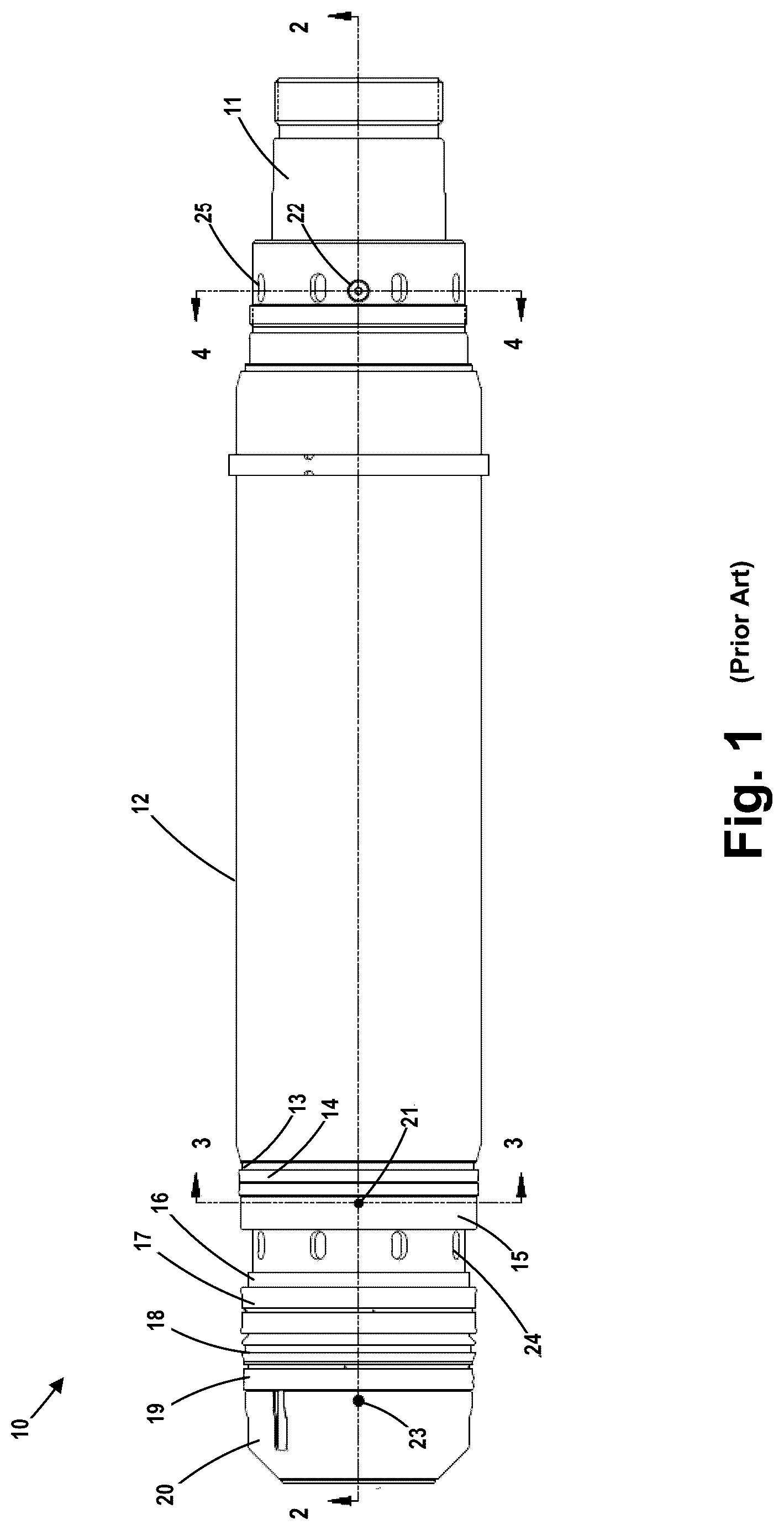 Patent US12305454 — One-piece production/annulus bore stab with integral flow paths — Figure 1