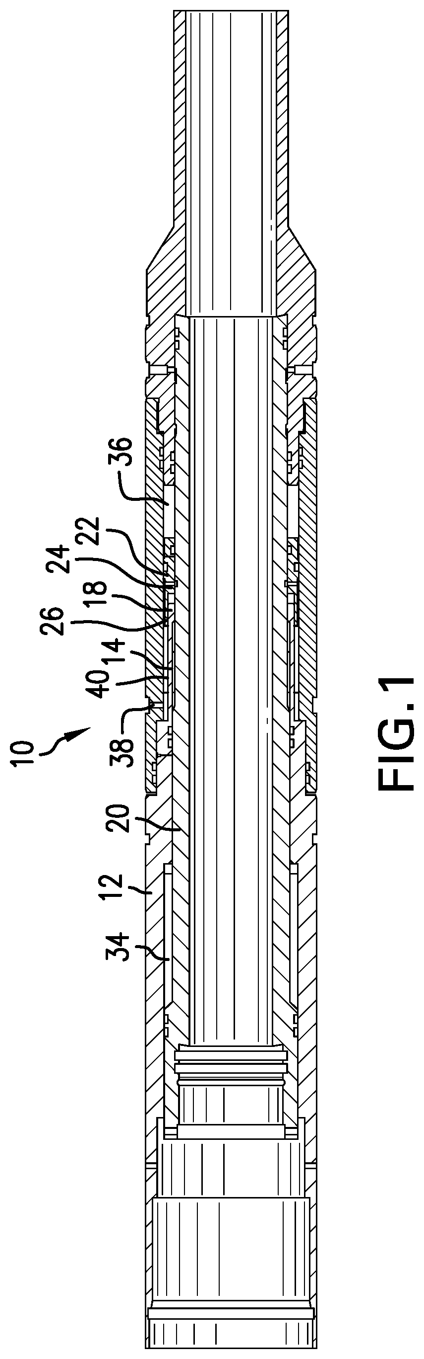 Patent US12305460 — Hydrostatic module interlock, method and system — Figure 1