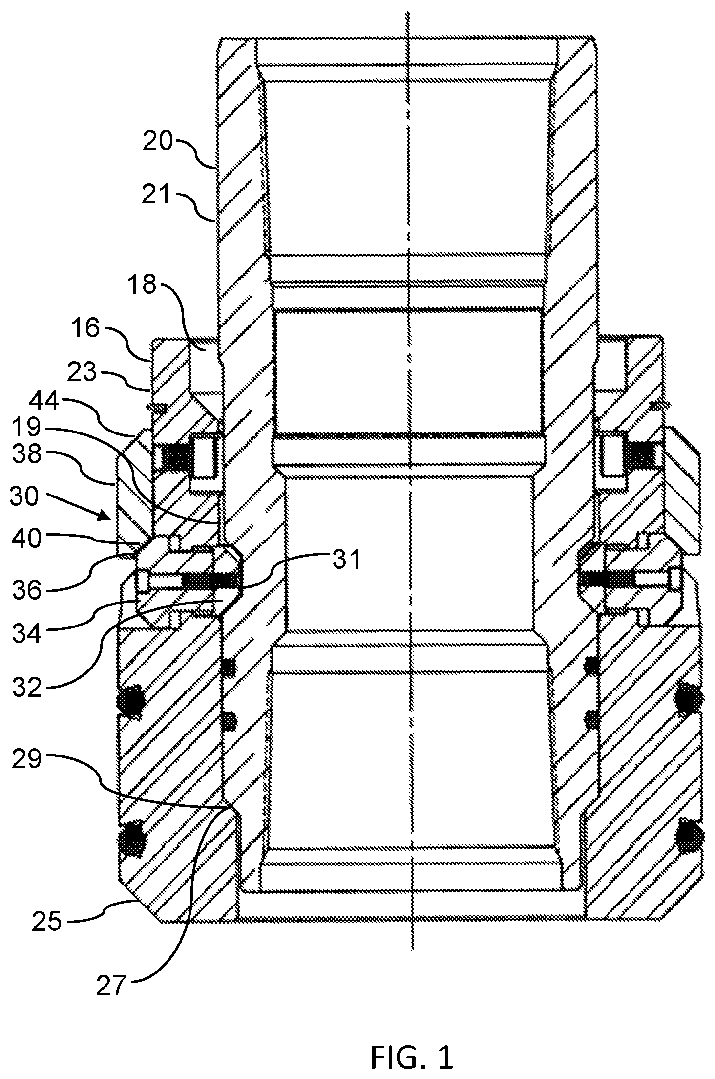 Patent US12305465 Figure 1 – Nested tubing hanger