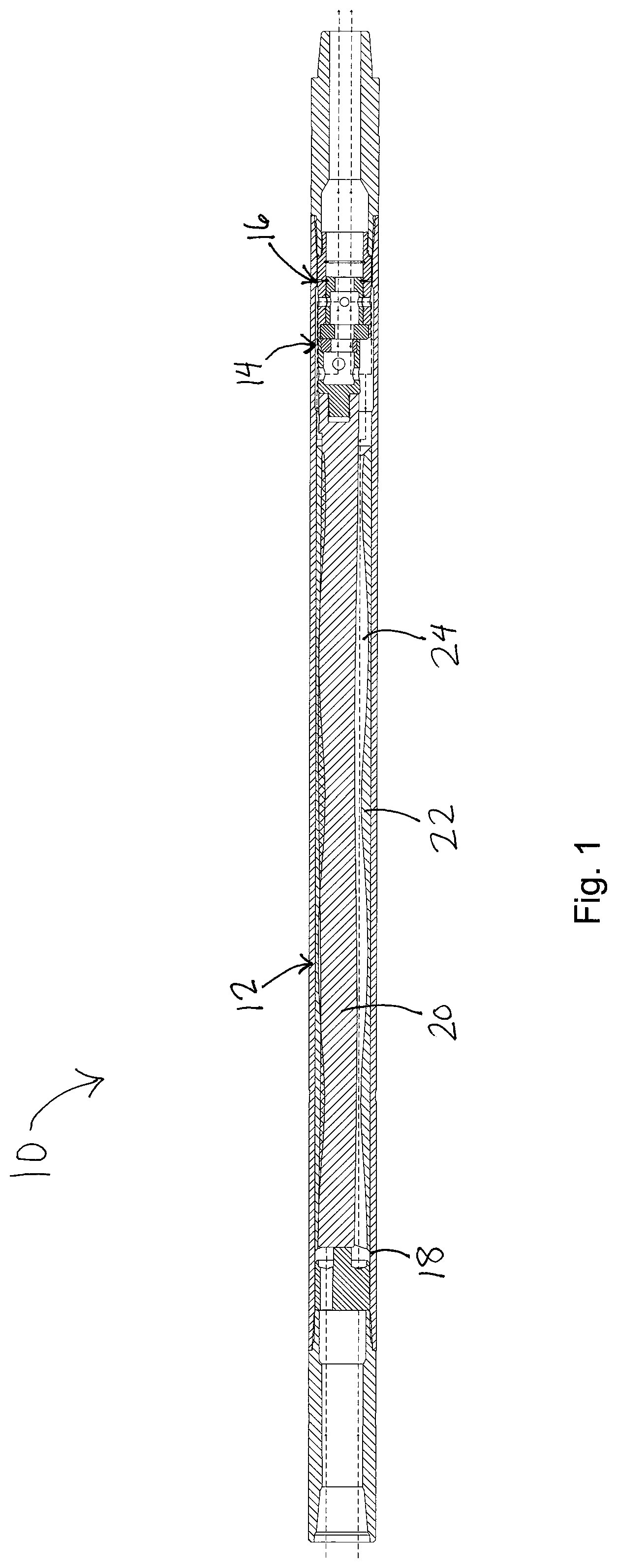 Patent US12305481 — Selectively activated friction reduction tool and method — Figure 1