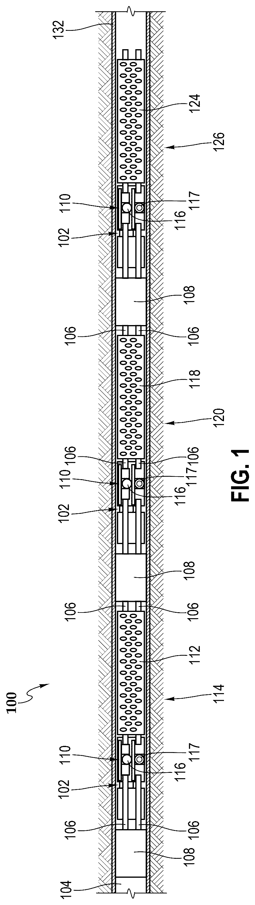 Patent US12305482 — Downhole shunt tube isolation valve system — Figure 1