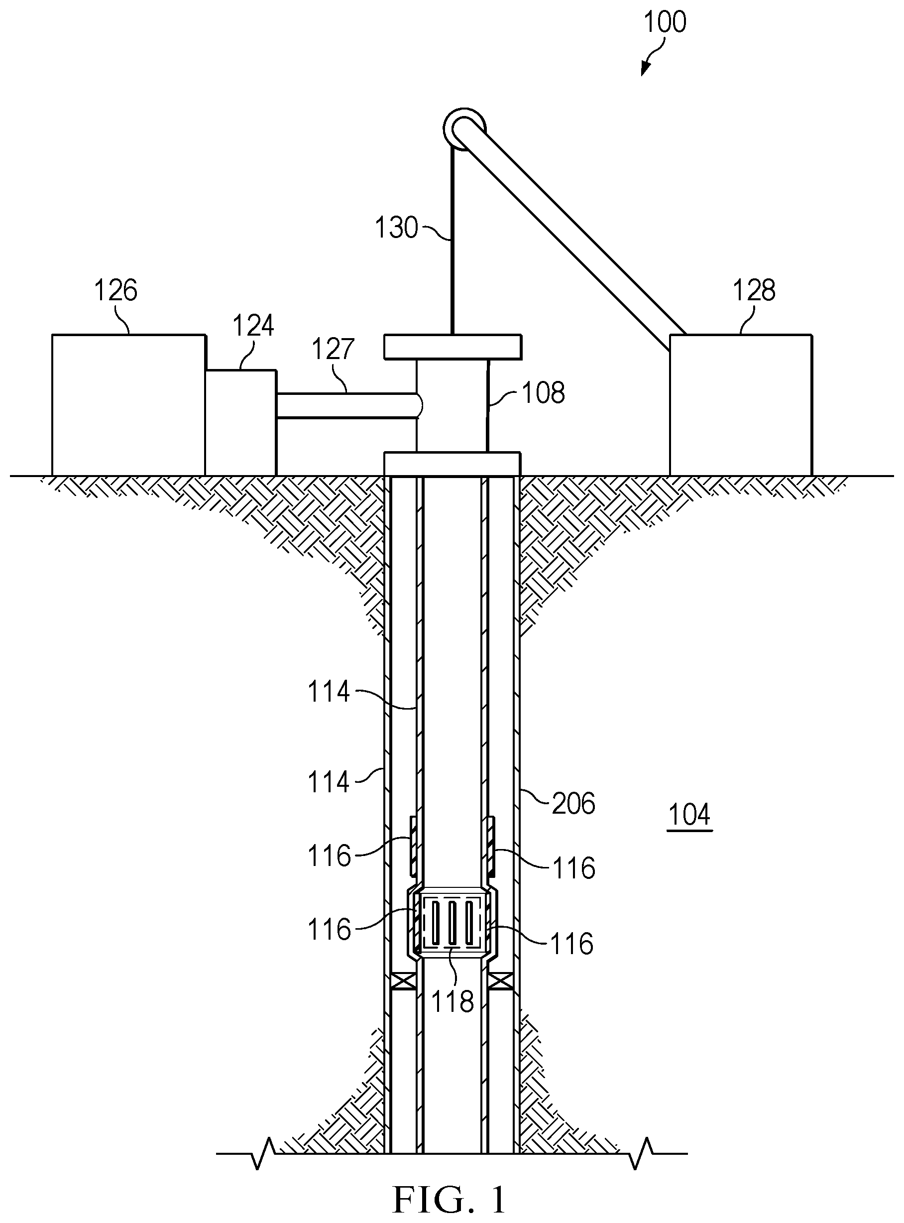 Patent US12305484 — Pre-positioning a meltable seal for plug and abandonment — Figure 1