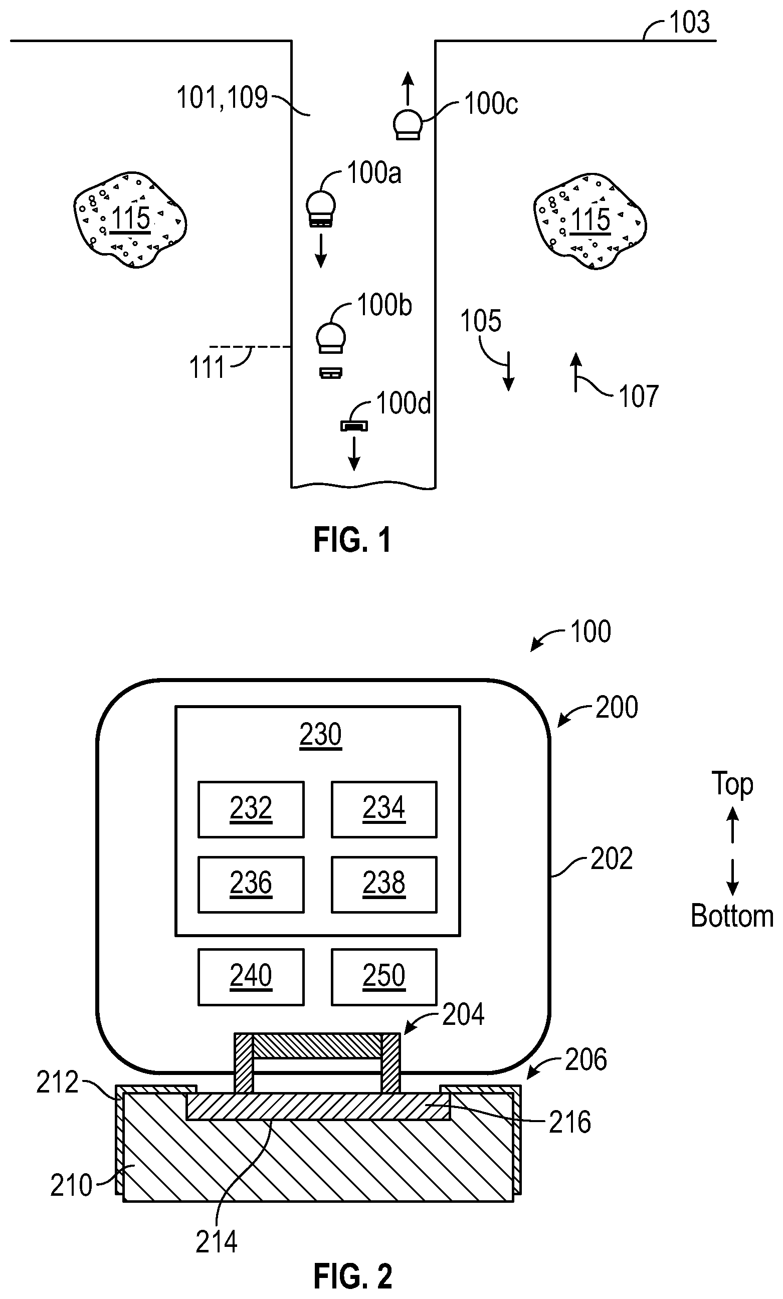 Patent US12305505 — Underwater tools with sacrificial battery — Figure 1