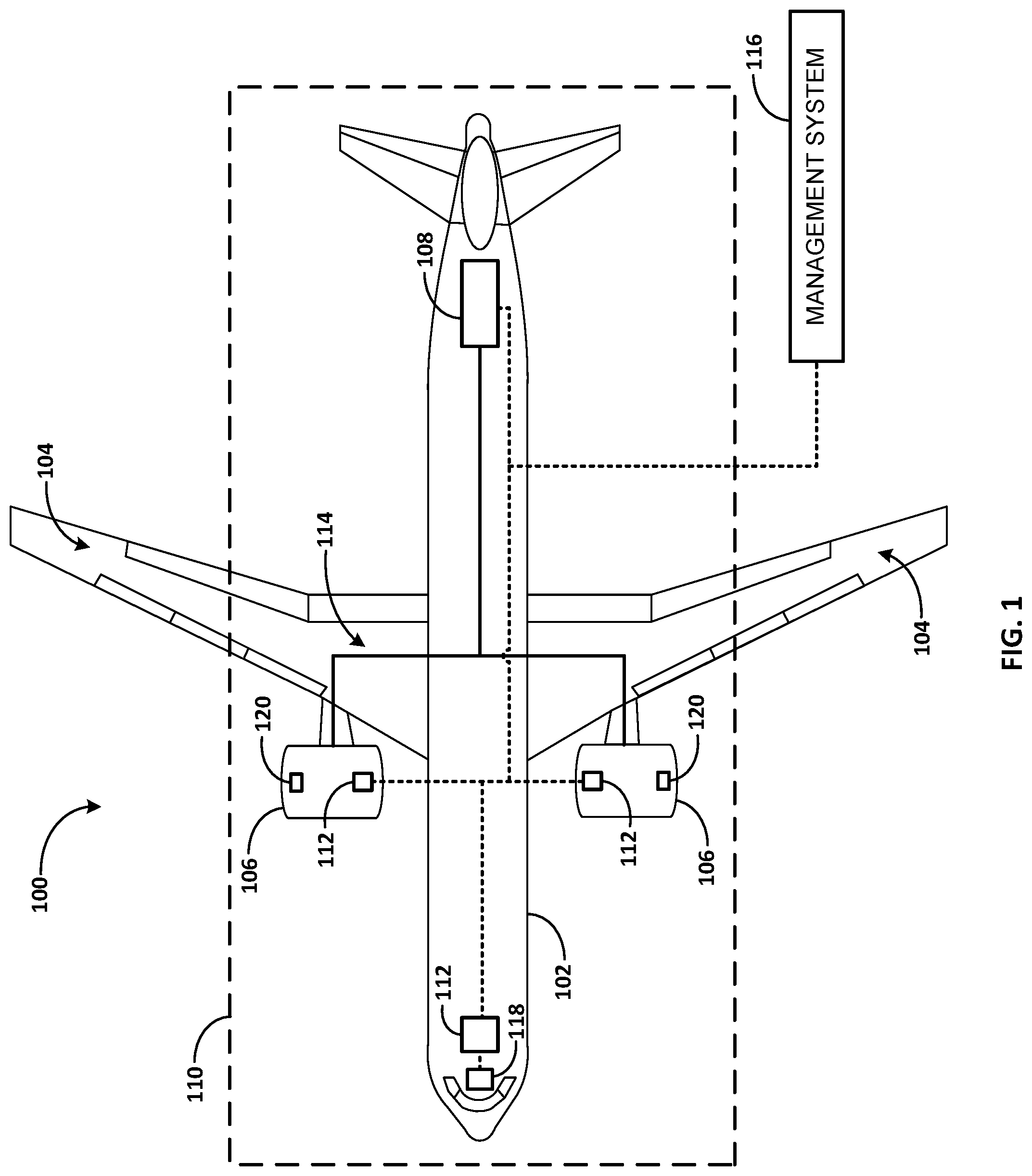 Patent US12305518 — Thermal bias control in turbomachines — Figure 1
