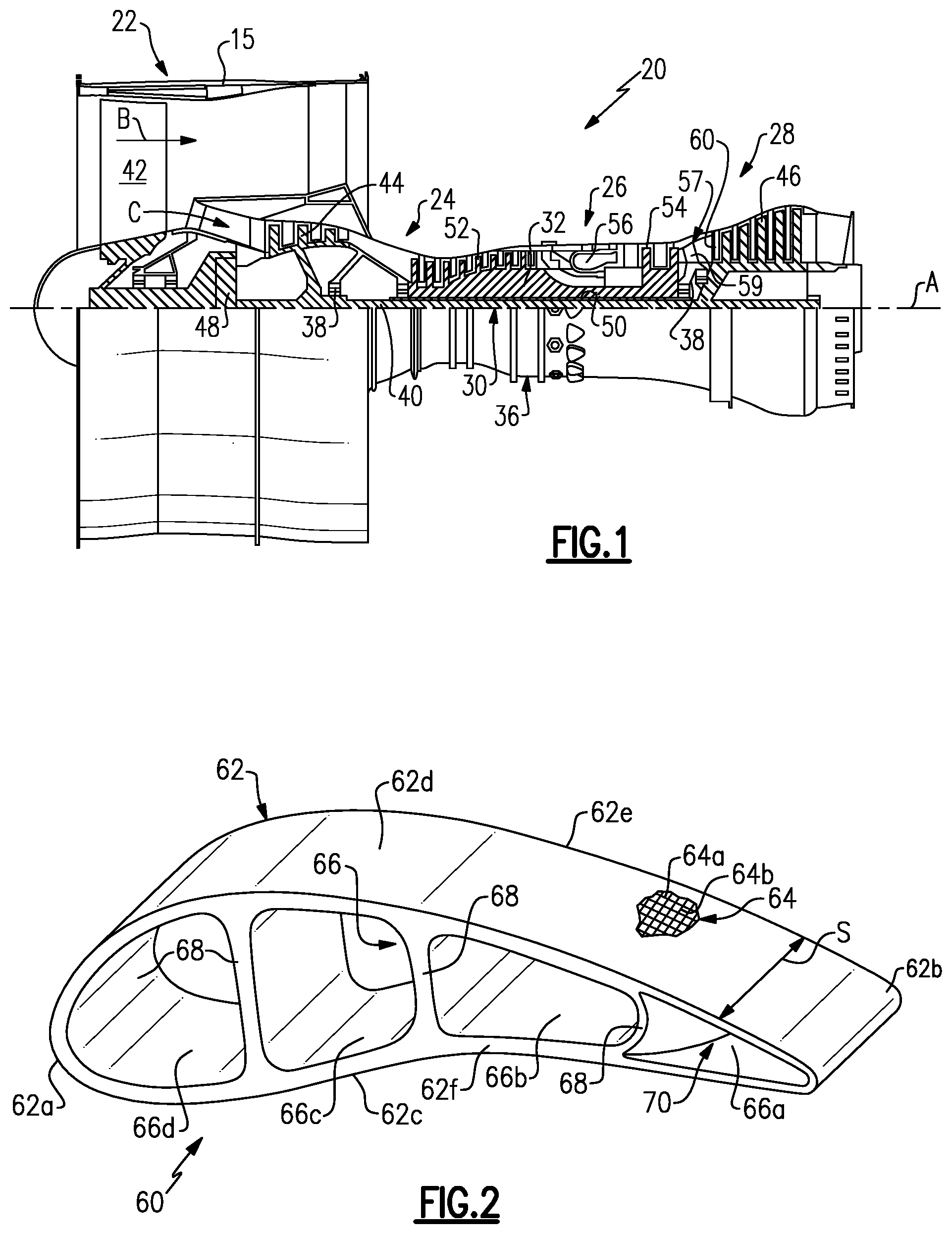 Patent US12305530 — Airfoil with venturi tube — Figure 1