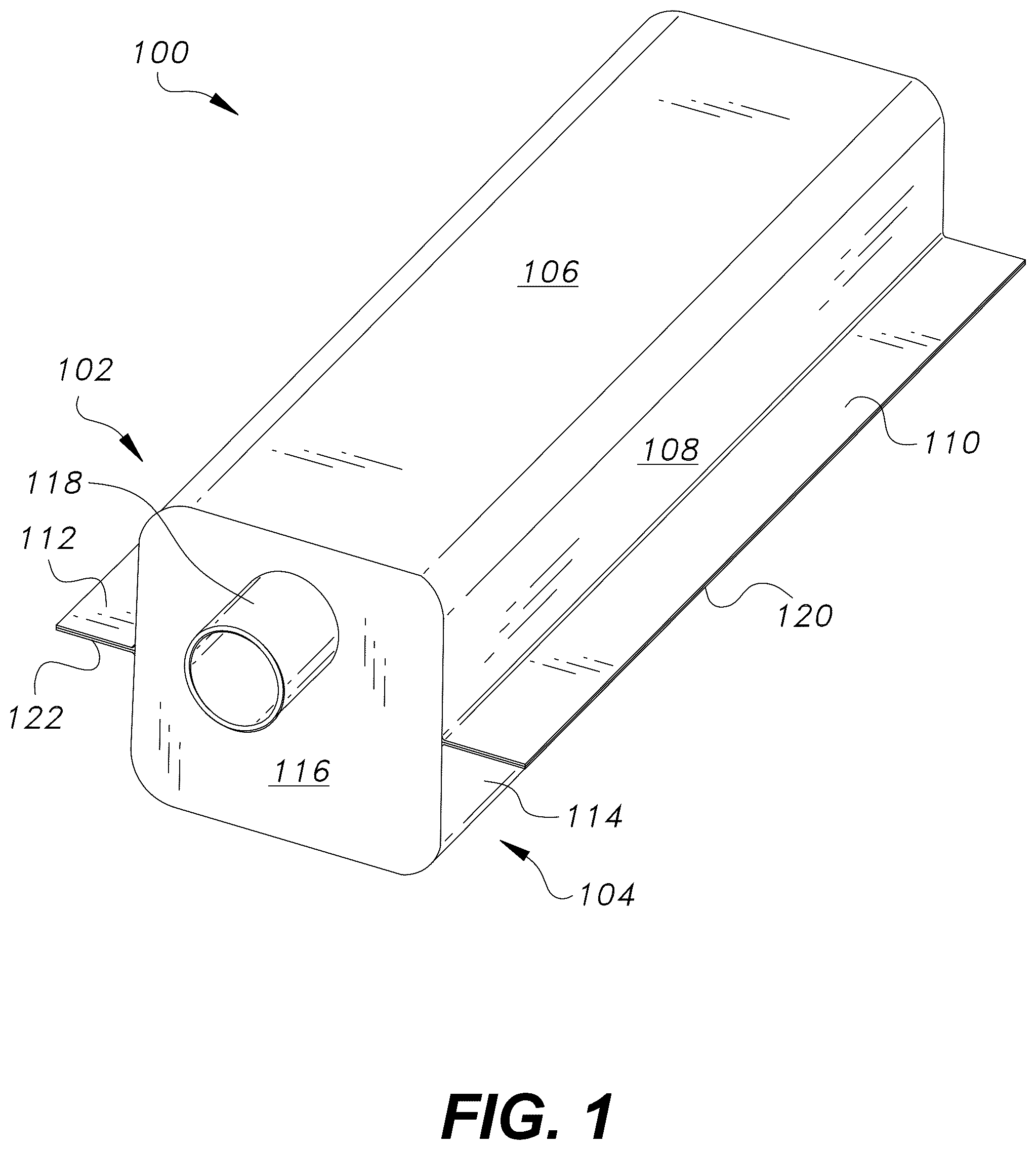 Patent US12305546 — Exhaust sound attenuation and control system — Figure 1