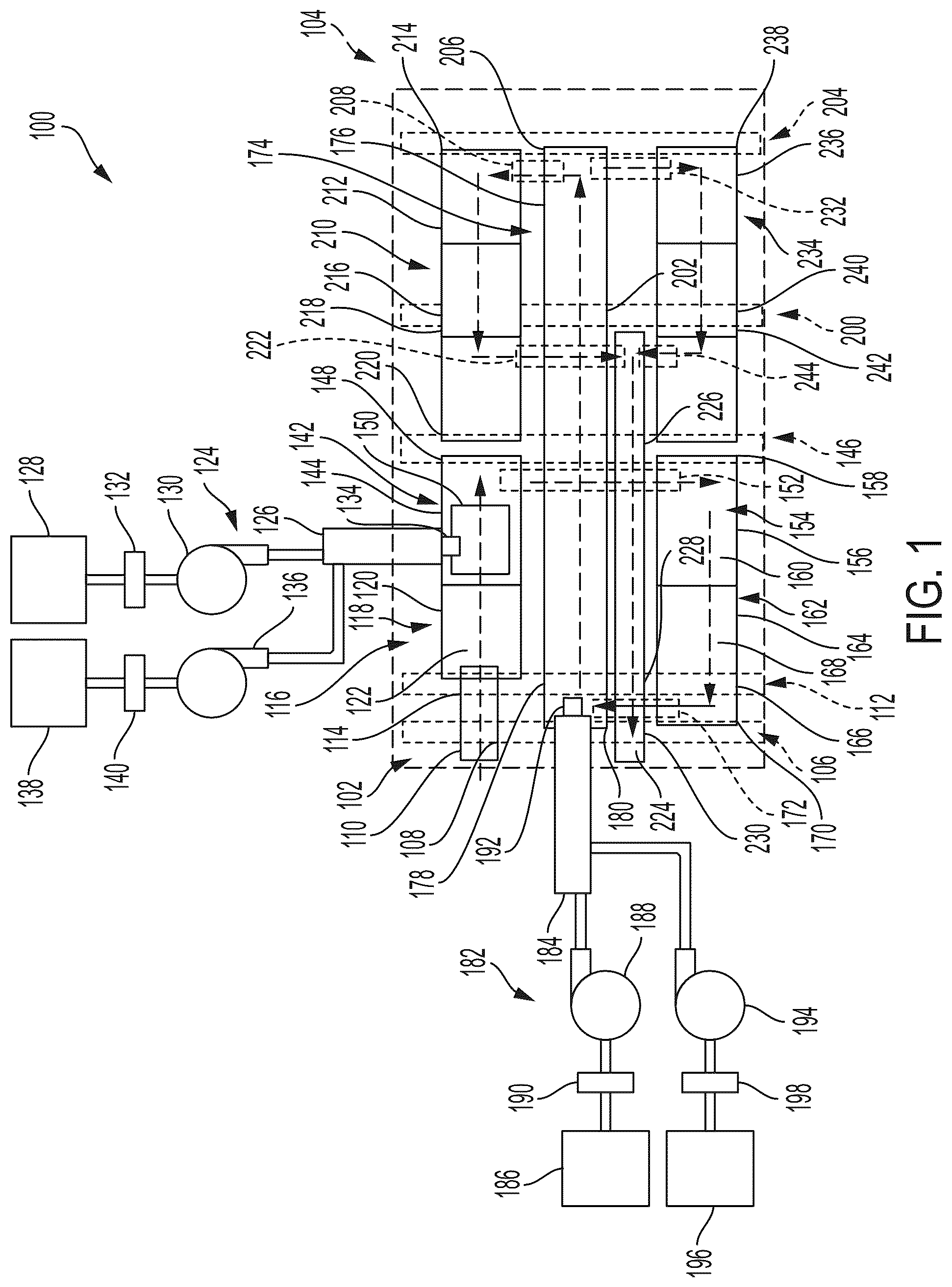 Patent US12305555 Figure 1 – Exhaust gas aftertreatment system