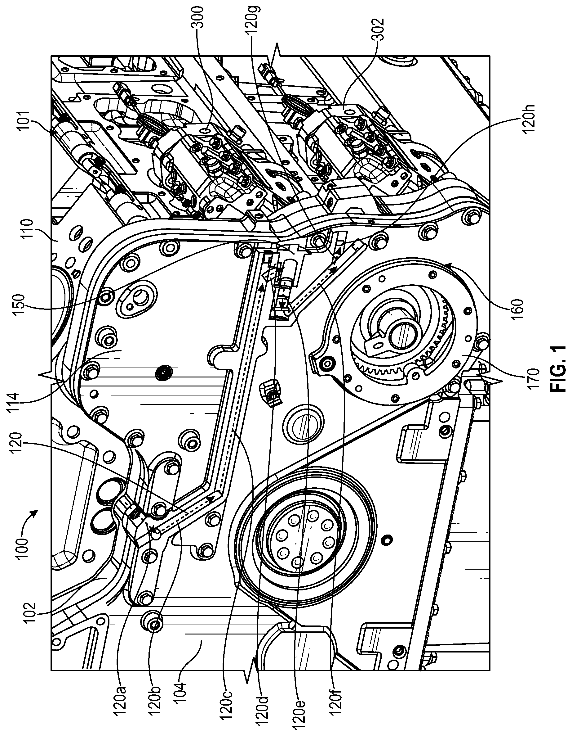 Patent US12305567 Figure 1 – Gear cover and gear housing system