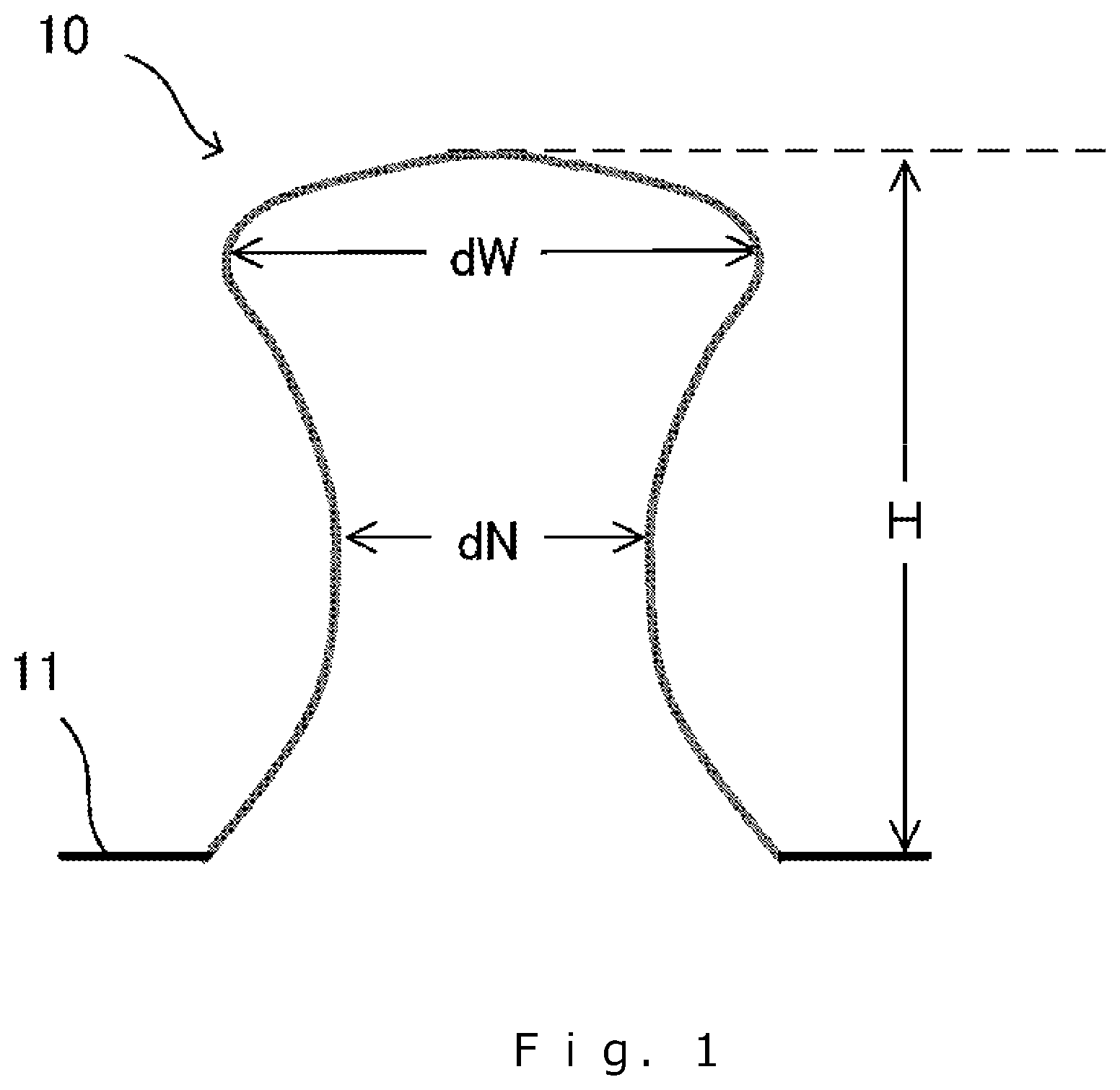Patent US12305590 — Spiny liner and manufacturing method of same, and method of determining bonding strength — Figure 1