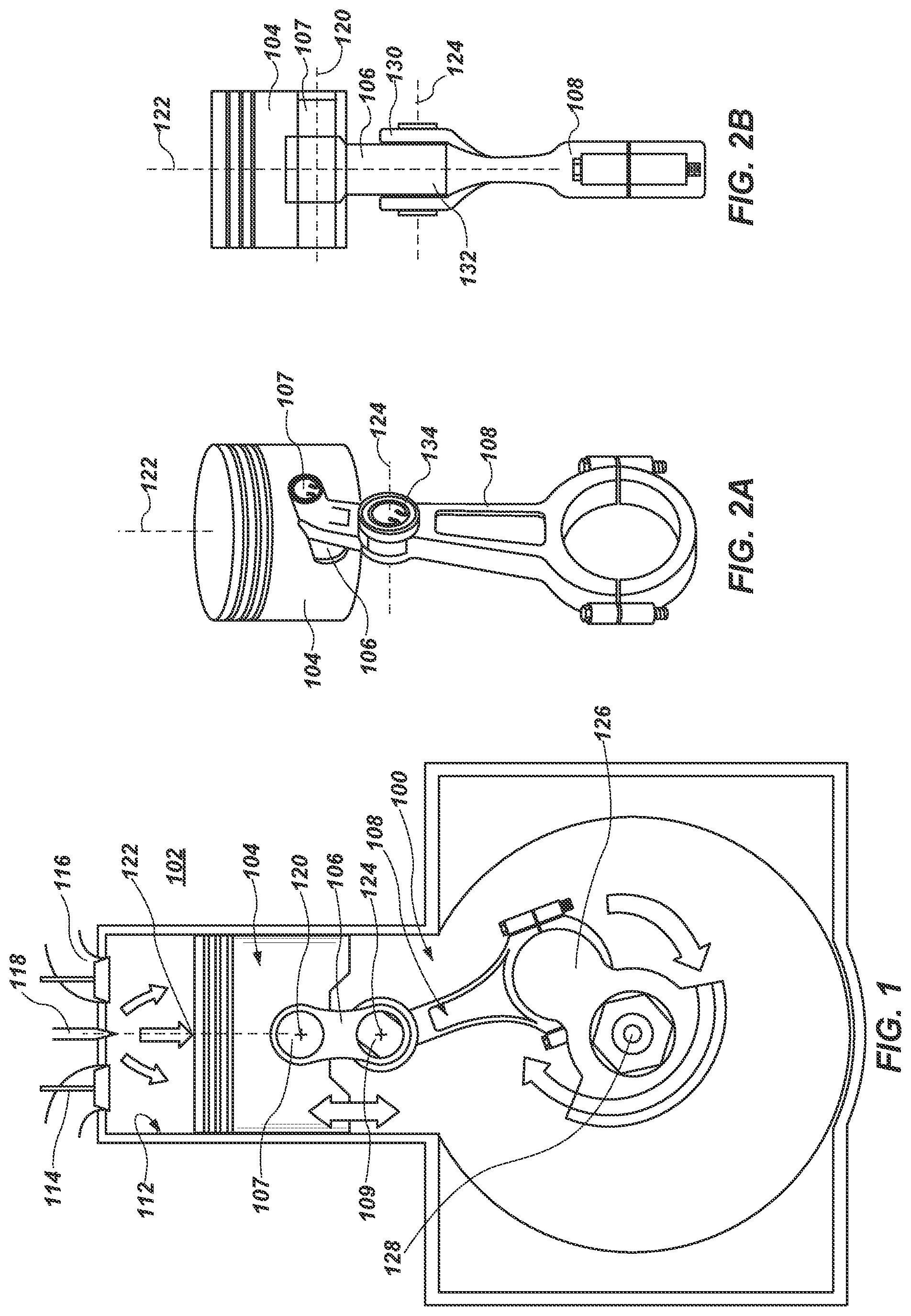 Patent US12305591 — Reciprocating-piston assembly, internal combustion engine, and related methods — Figure 1