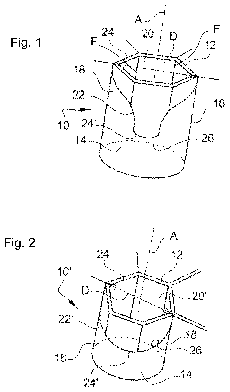 Patent US12305592 — Method for manufacturing a structure with cellular cores for a turbojet nacelle — Figure 1