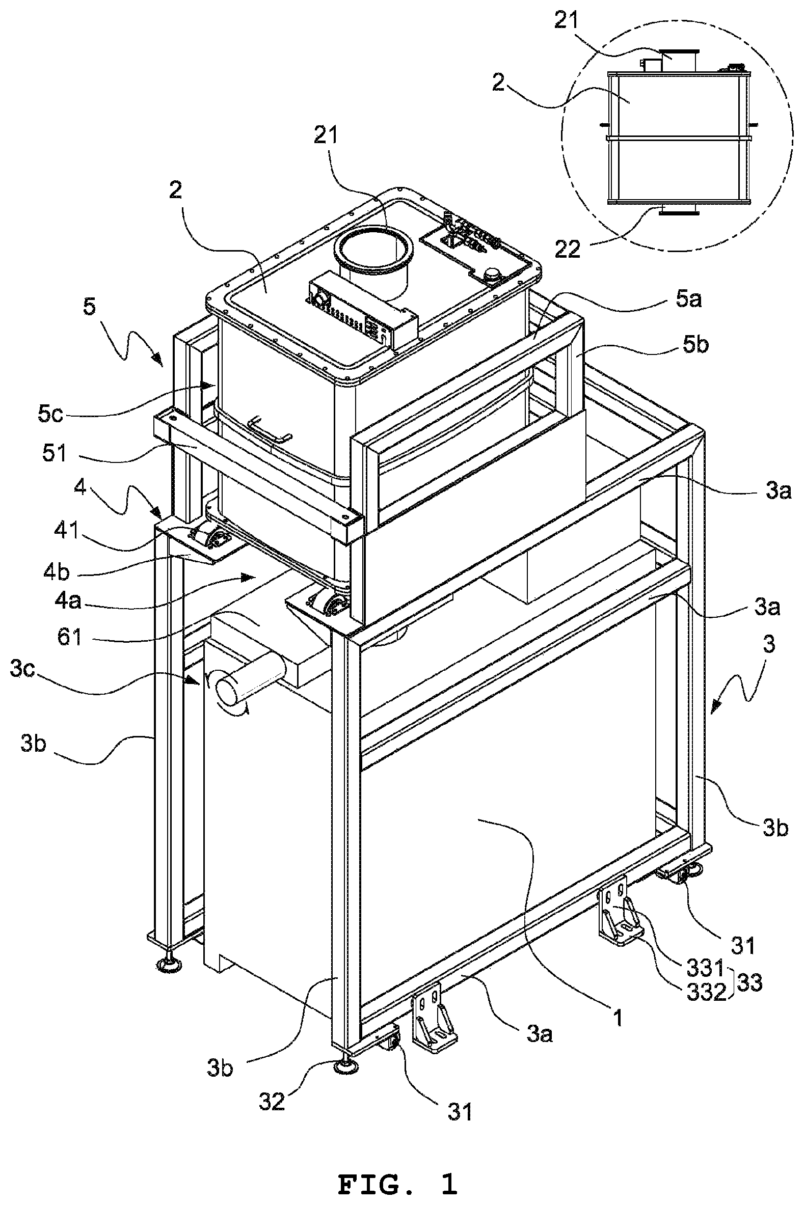 Patent US12305626 — Reactive by-products collection system — Figure 1