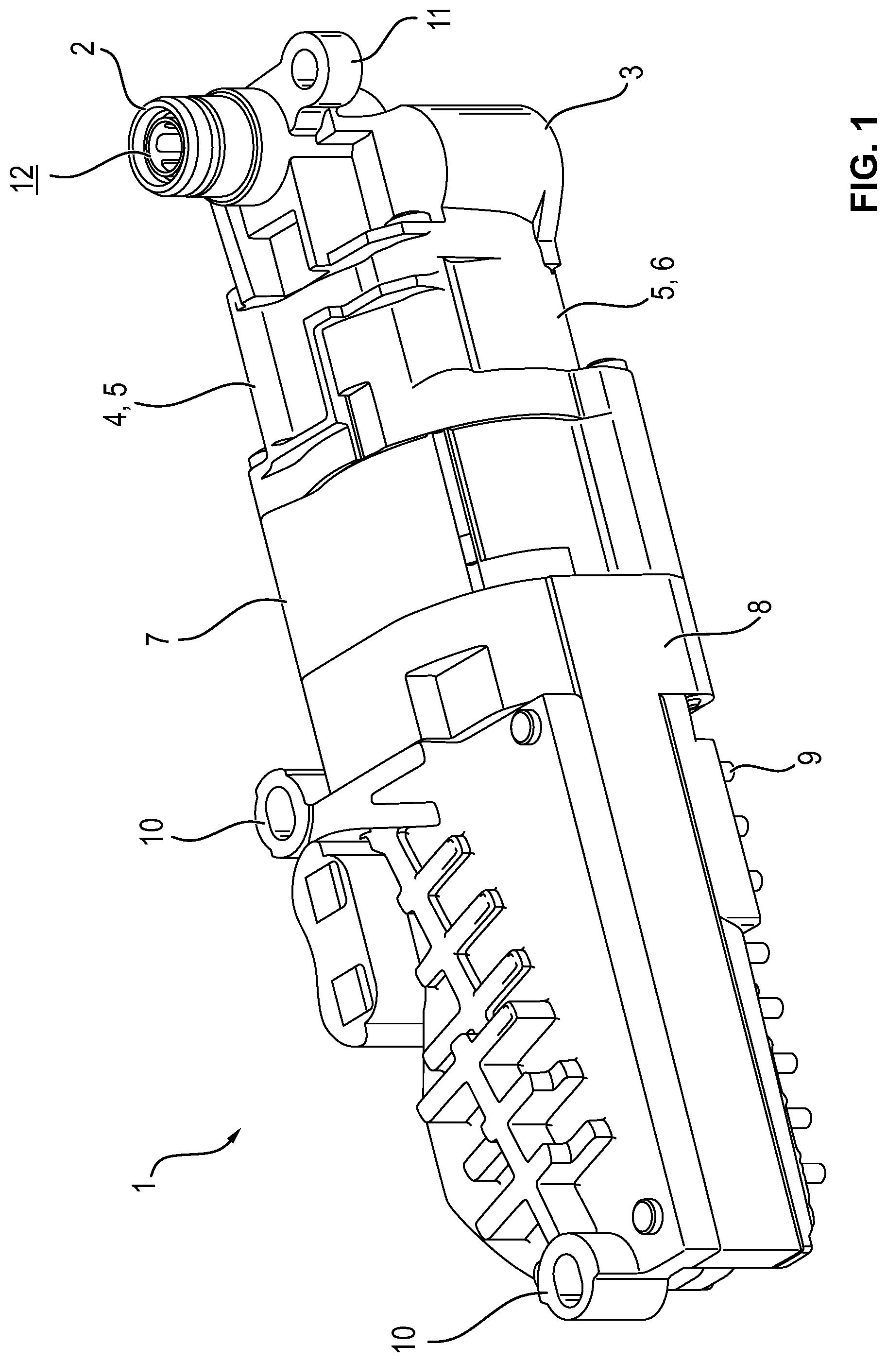 Patent US12305639 — Electromotive oil pump comprising a non-return valve — Figure 1