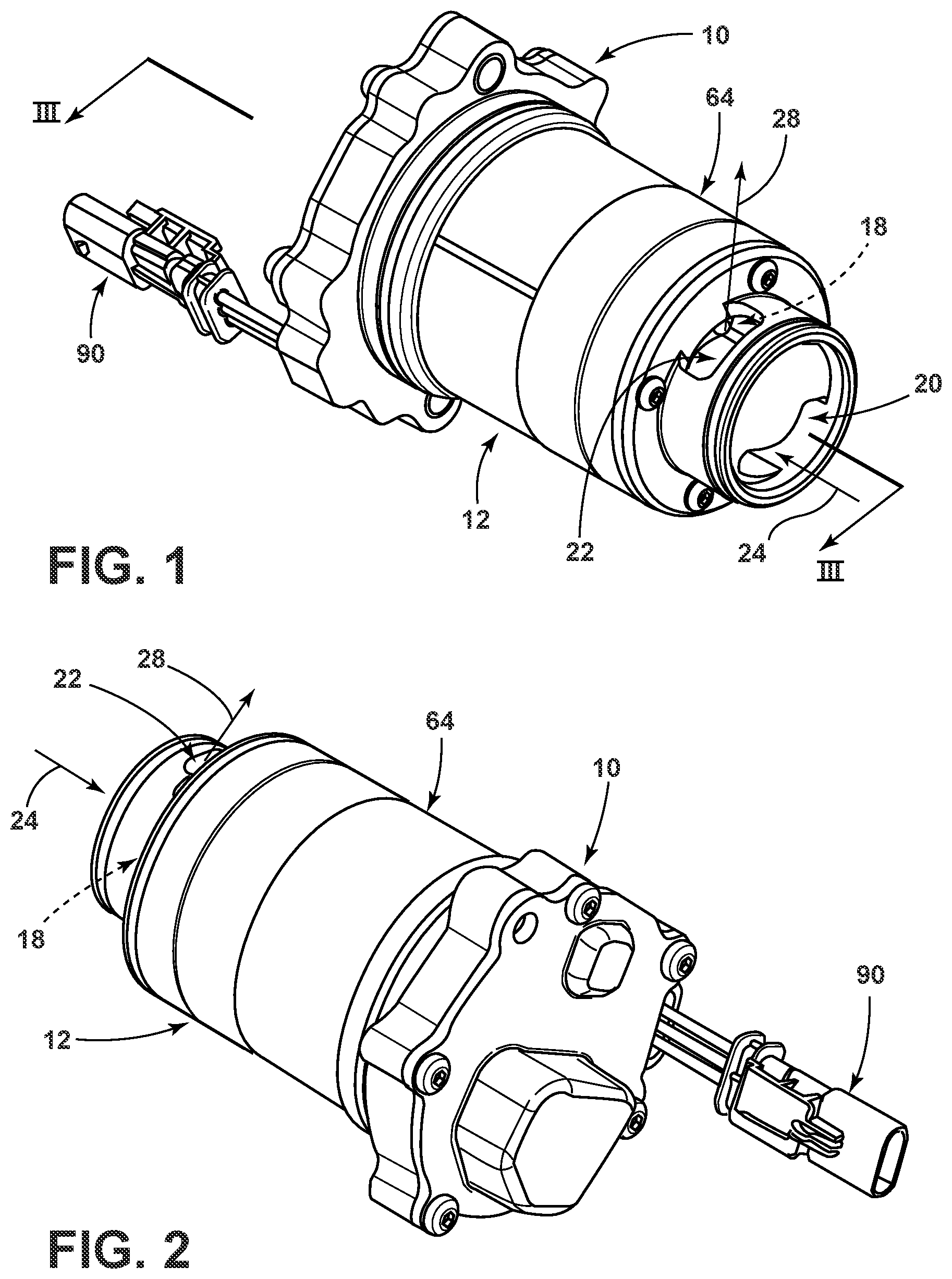 Patent US12305645 — Thermistor flow path — Figure 1