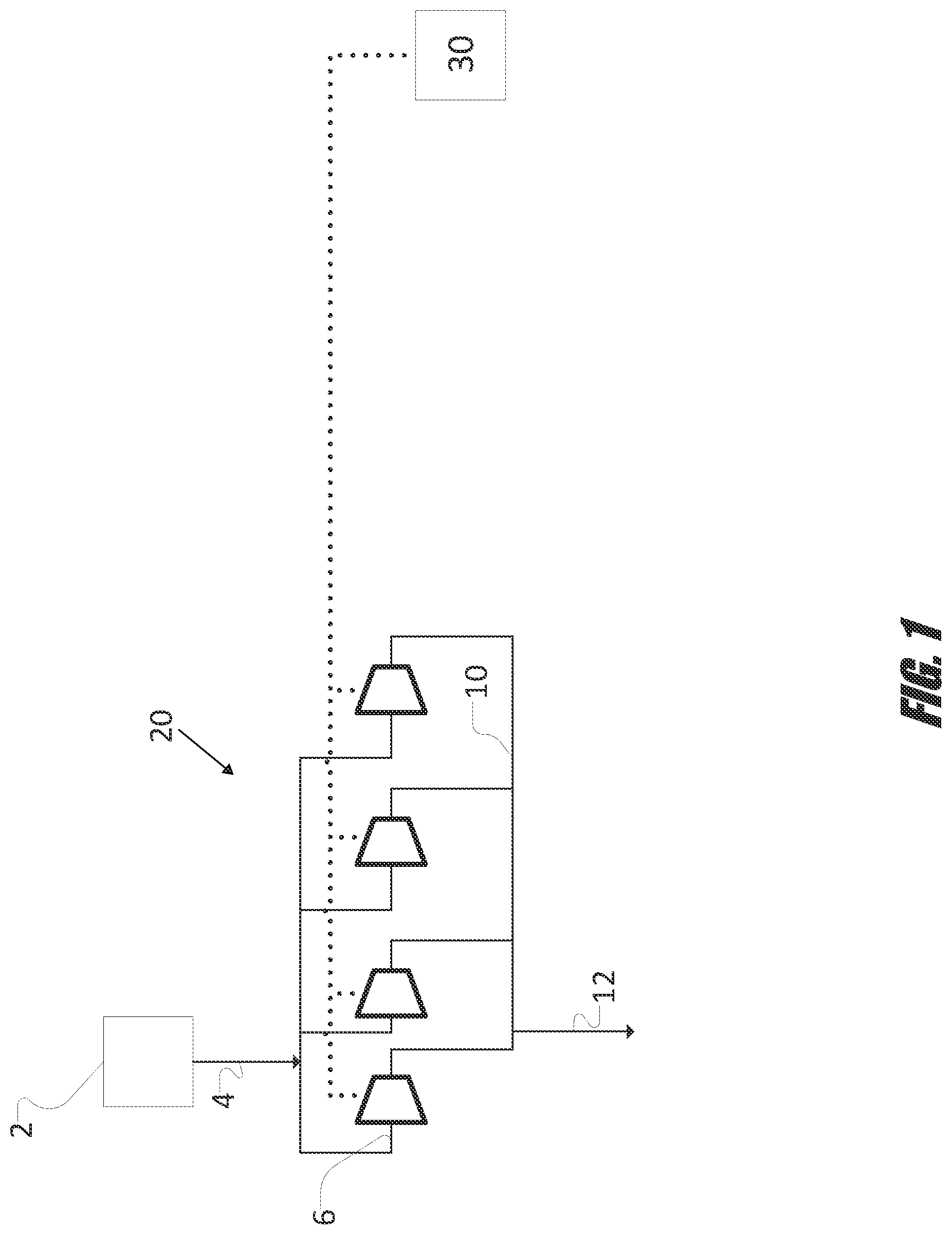 Patent US12305651 — Process and apparatus for operating a compression system — Figure 1