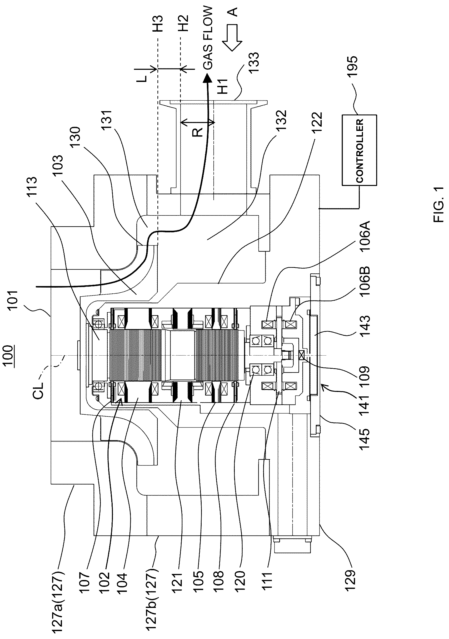 Patent US12305652 — Vacuum pump — Figure 1