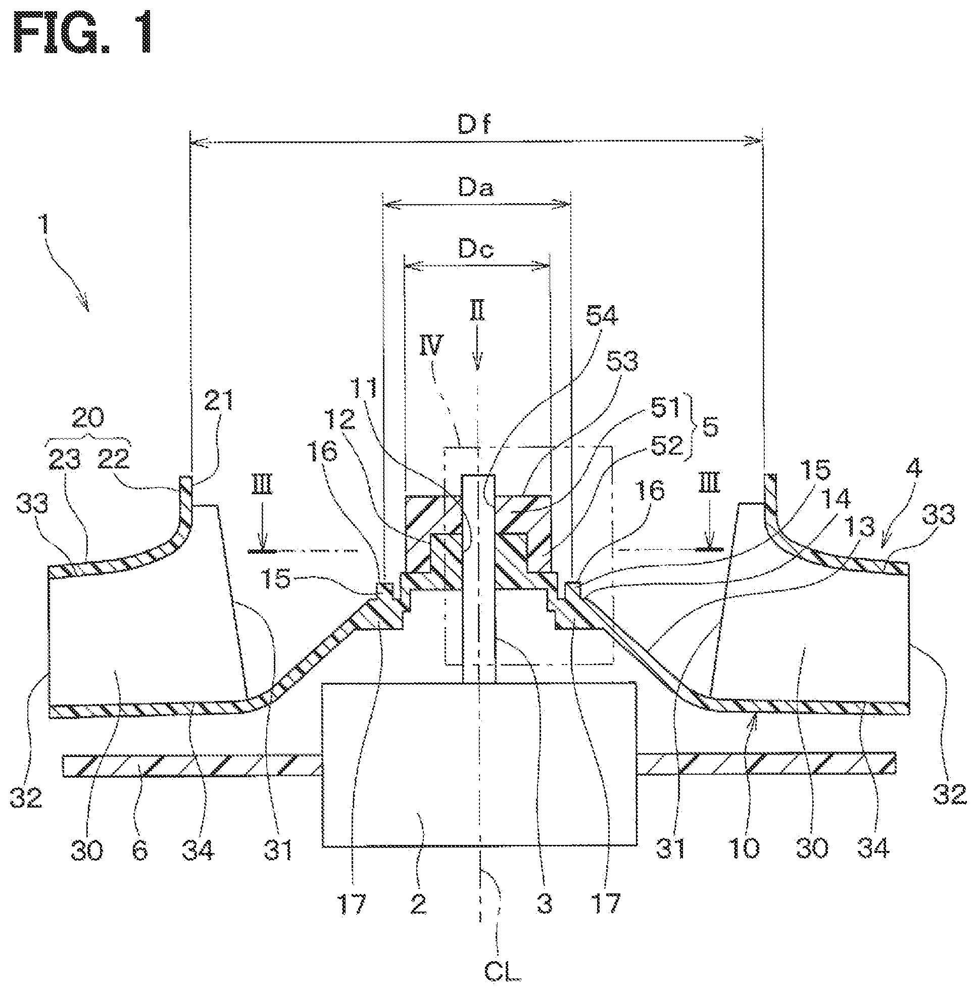 Patent US12305659 — Blower — Figure 1